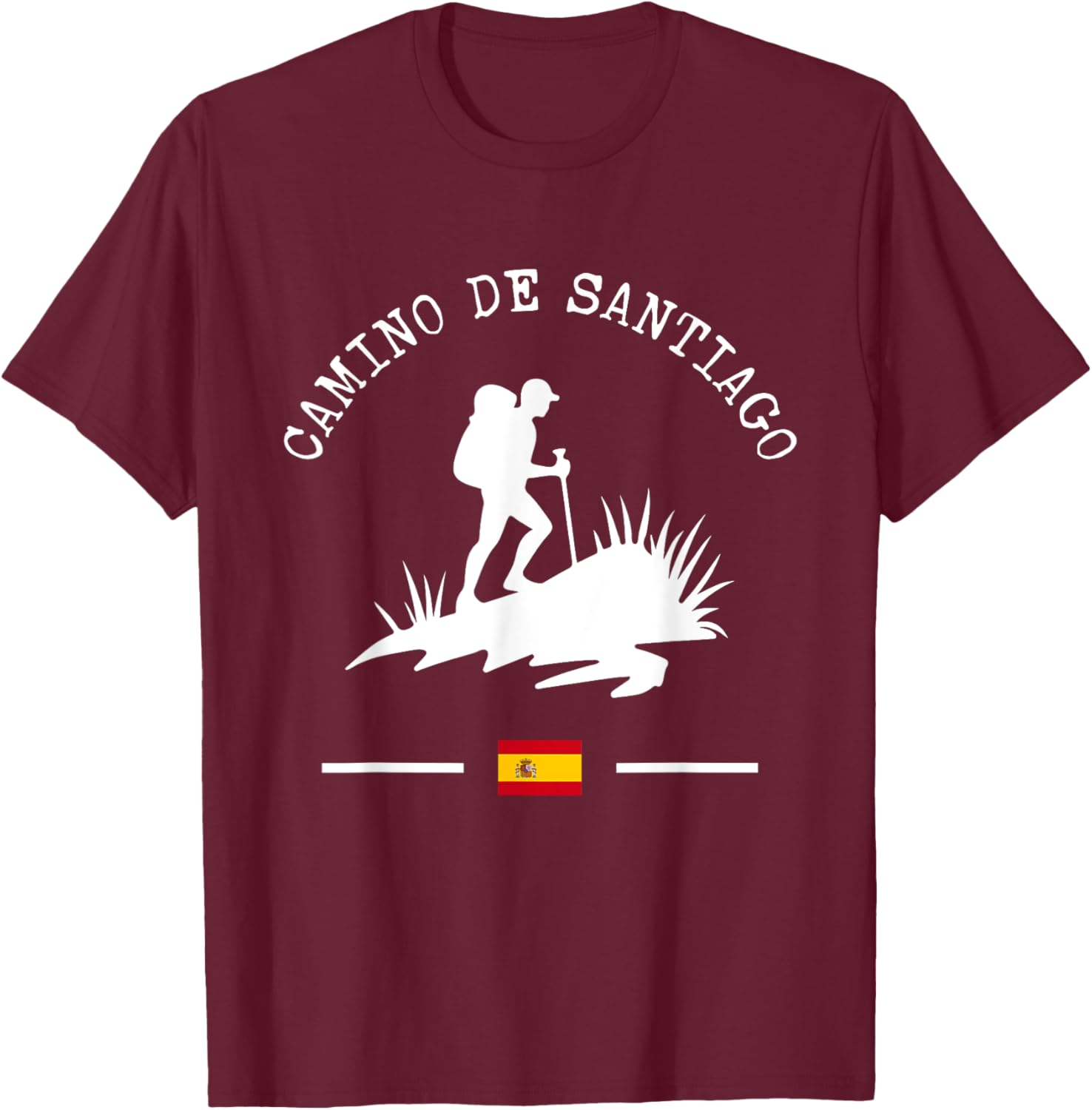 Camino de Santiago Hiker Trekking T-Shirt for Pilgrims and Adventurers - 20