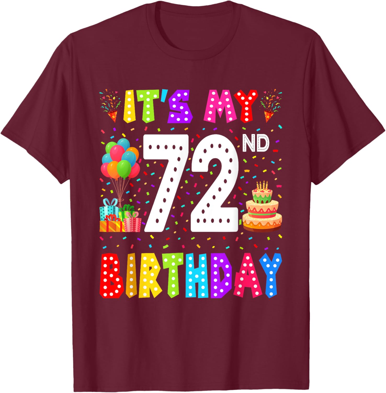 Funny 72nd Birthday T-Shirt for Men and Women - Perfect Gift Idea - 23