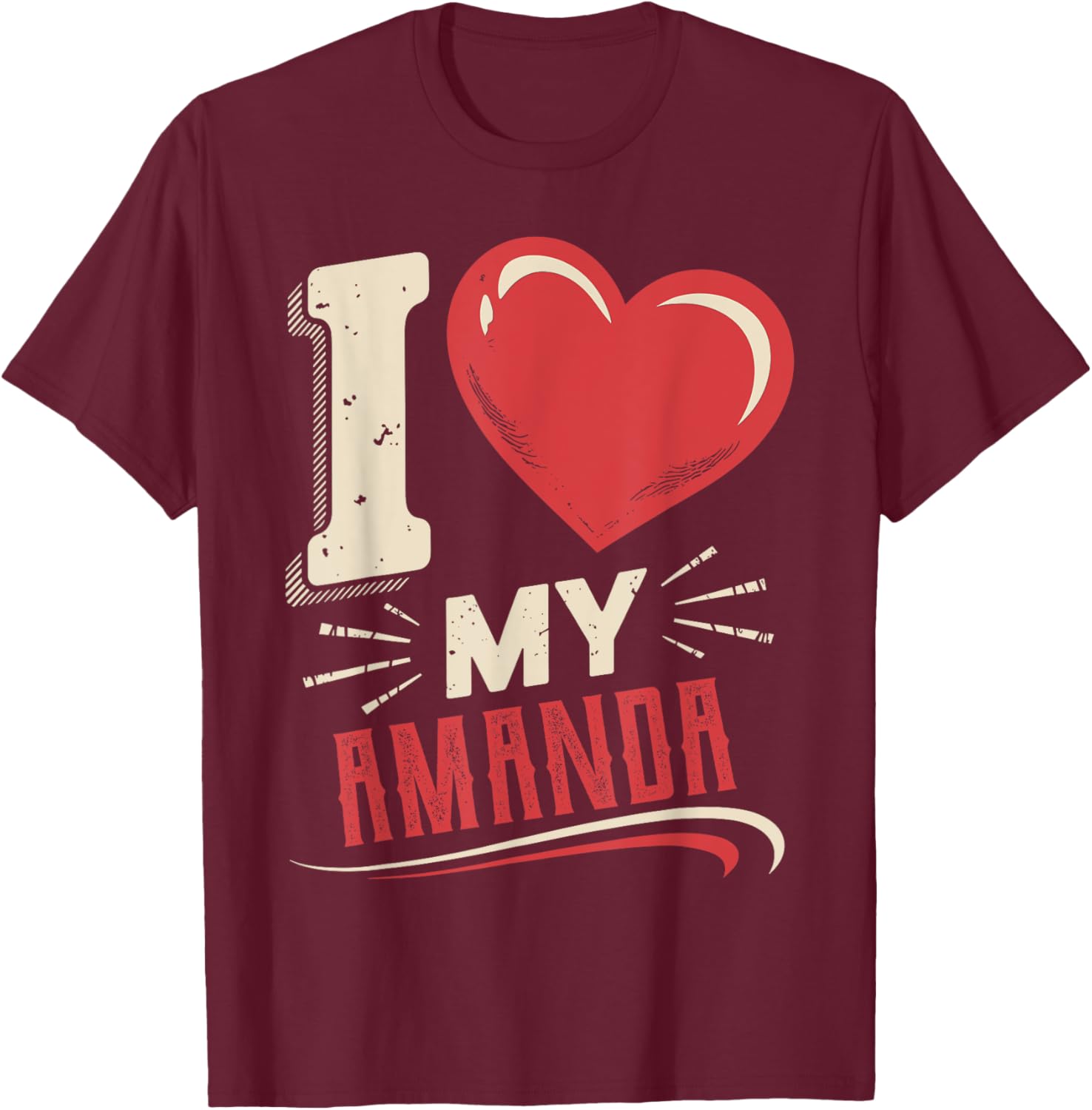 I Love My AMANDA T-Shirt Perfect Gift for AMANDA - Stylish and Fun Design - 19