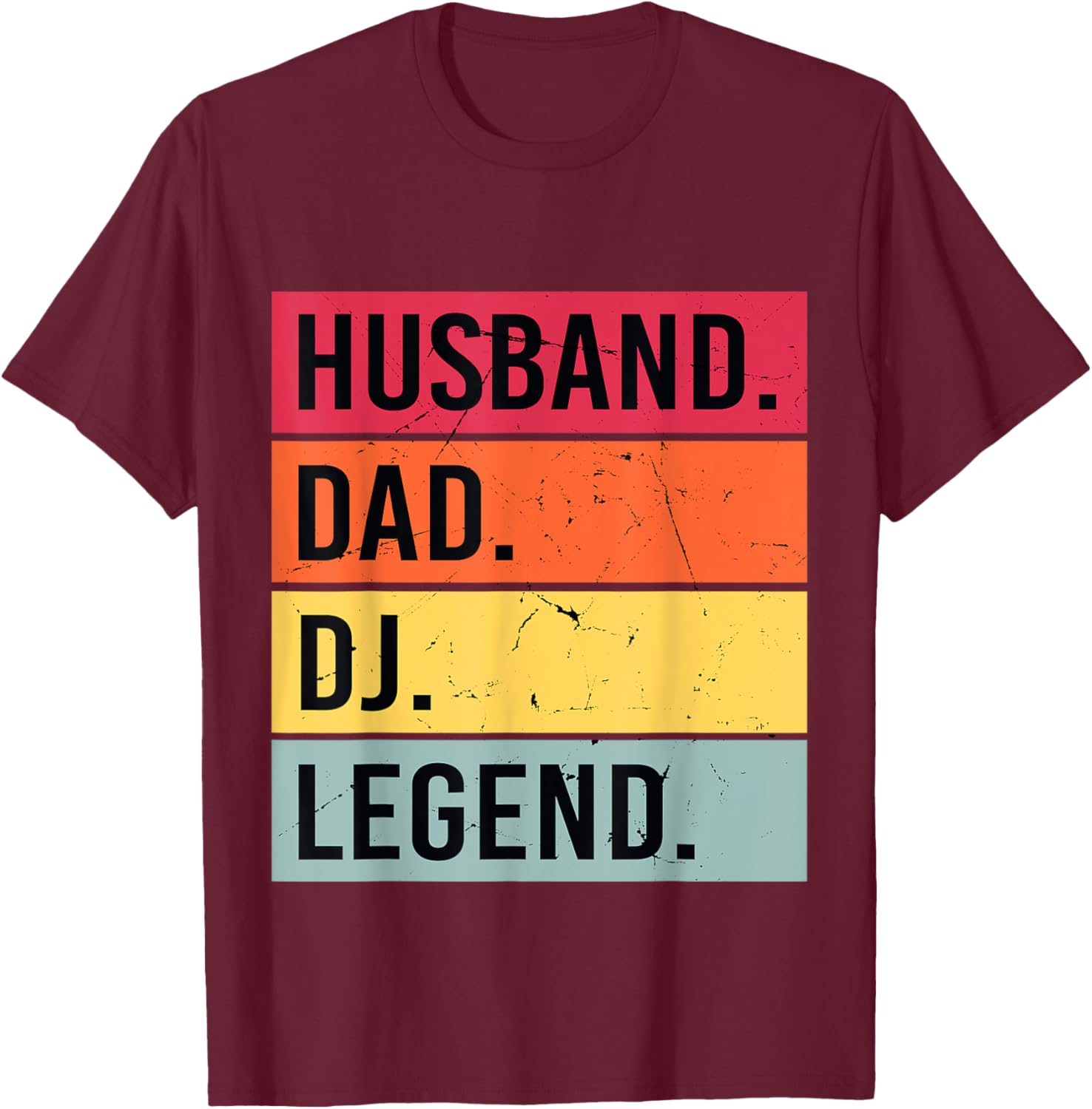 Husband Dad DJ Legend T-Shirt for Father's Day Music Lovers - 13