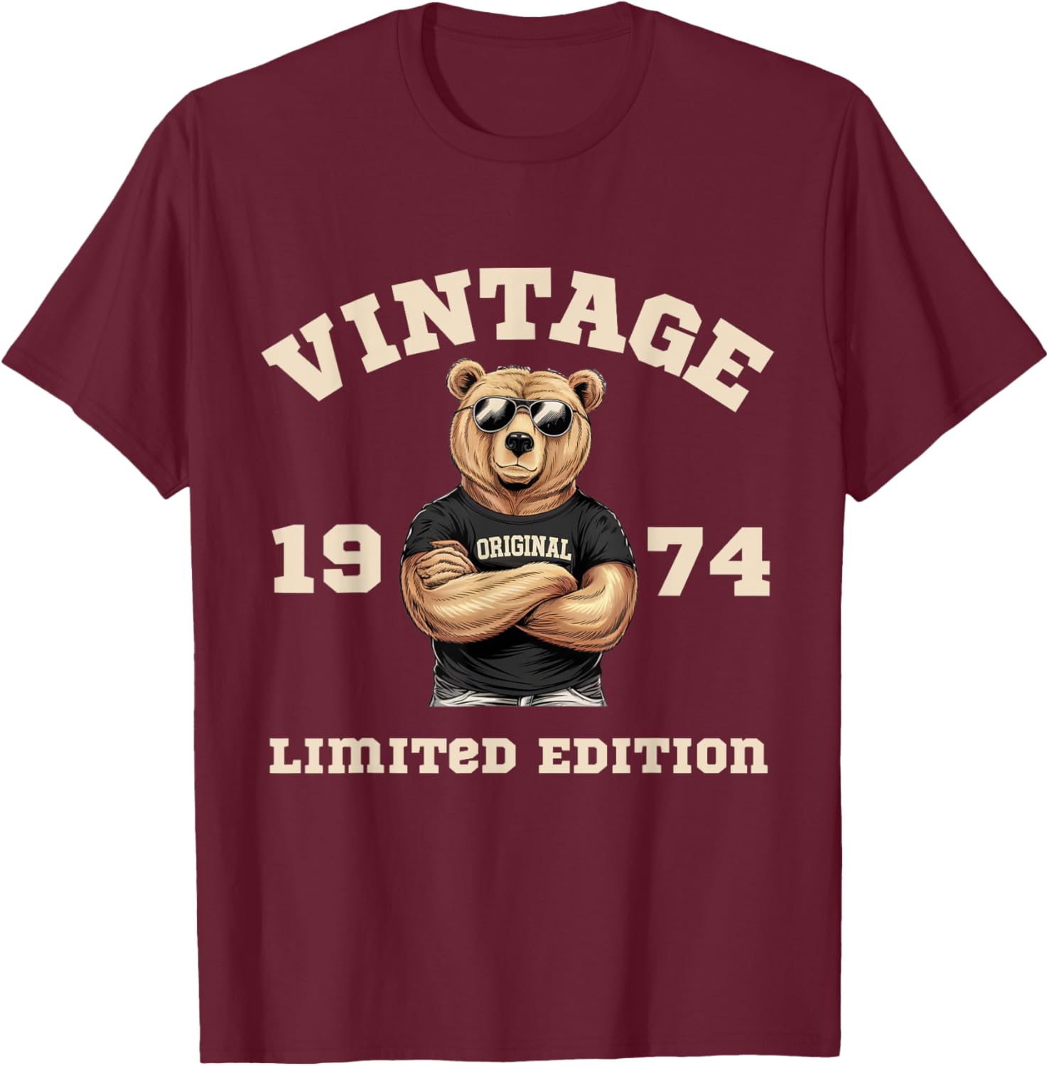 Mens Vintage 51st Birthday Teddy Bear T-Shirt 1974 Gift Idea - 12