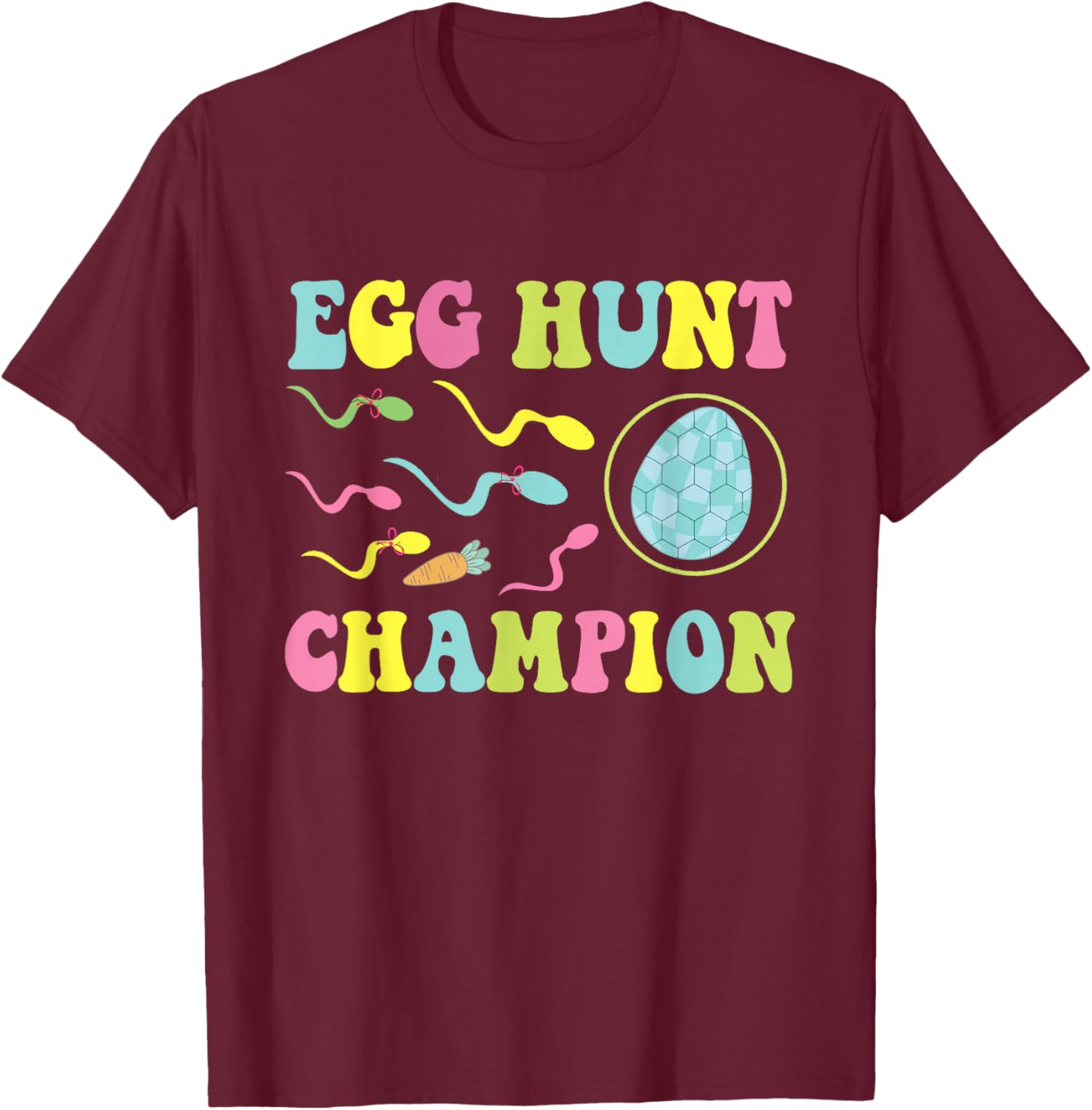 Funny Dad Easter Pregnancy Announcement T-Shirt for Egg Hunt Champions - 13
