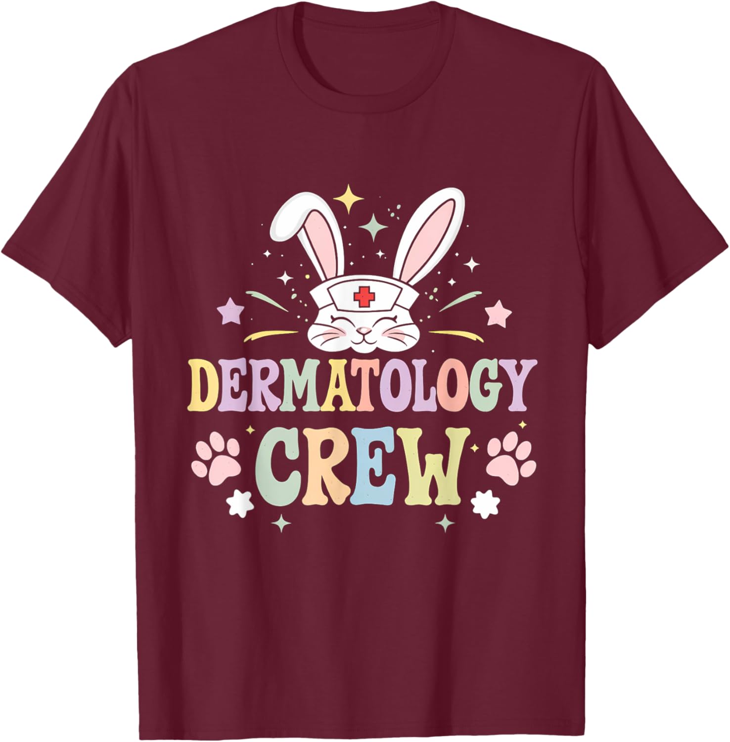 Funny Dermatologist Bunny Ear Easter T-Shirt for Cute Spring Style - 1