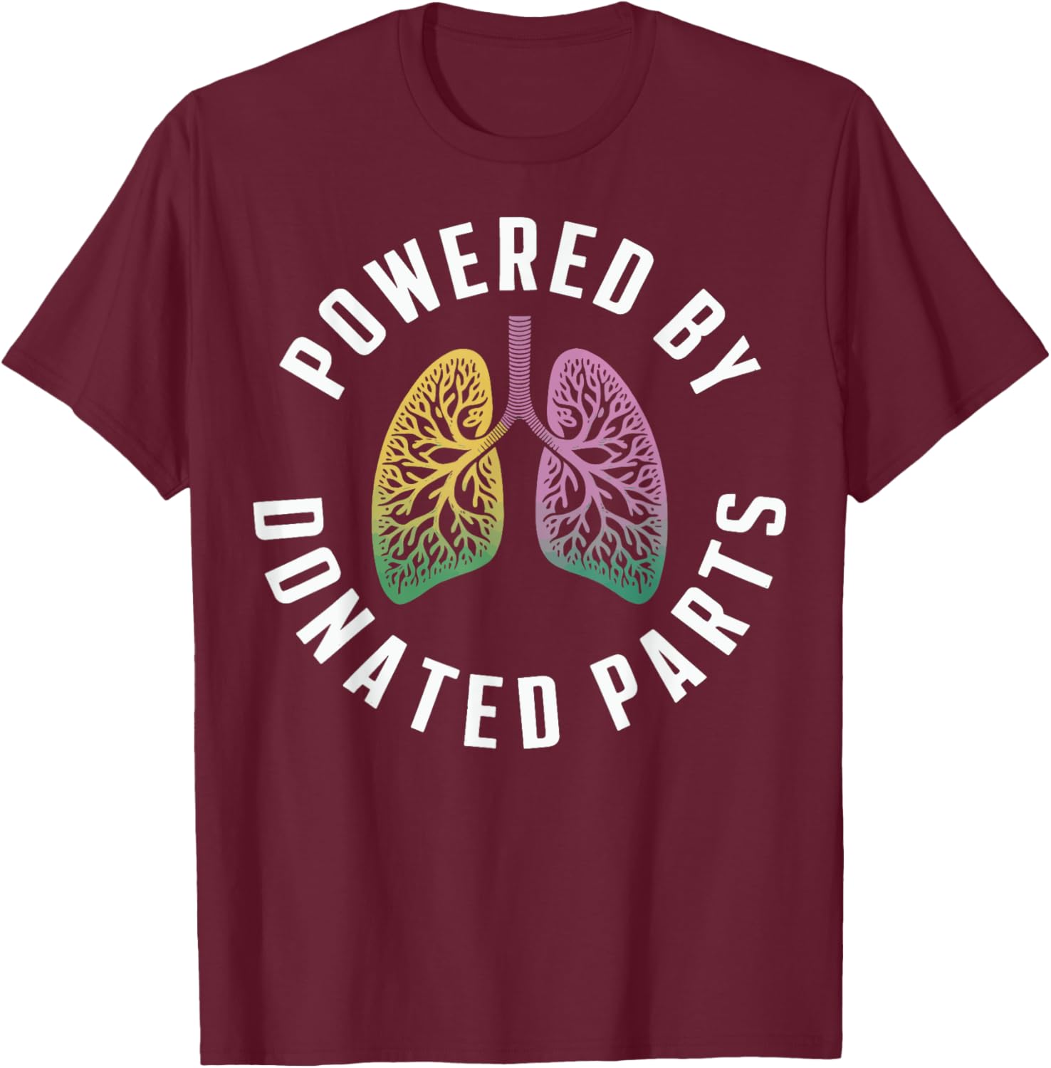 Powered By Donated Parts T-Shirt for Unique Fashion and Comfort - 3