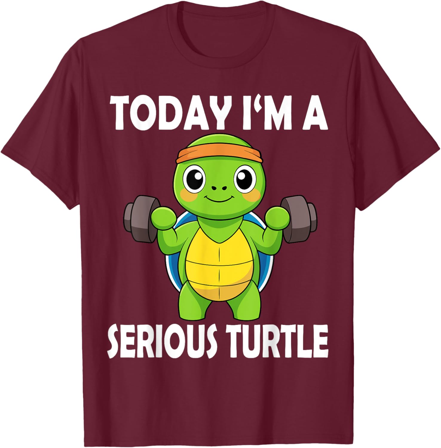 Serious Turtle Funny Fitness Gym T-Shirt for Weightlifting Enthusiasts - 25