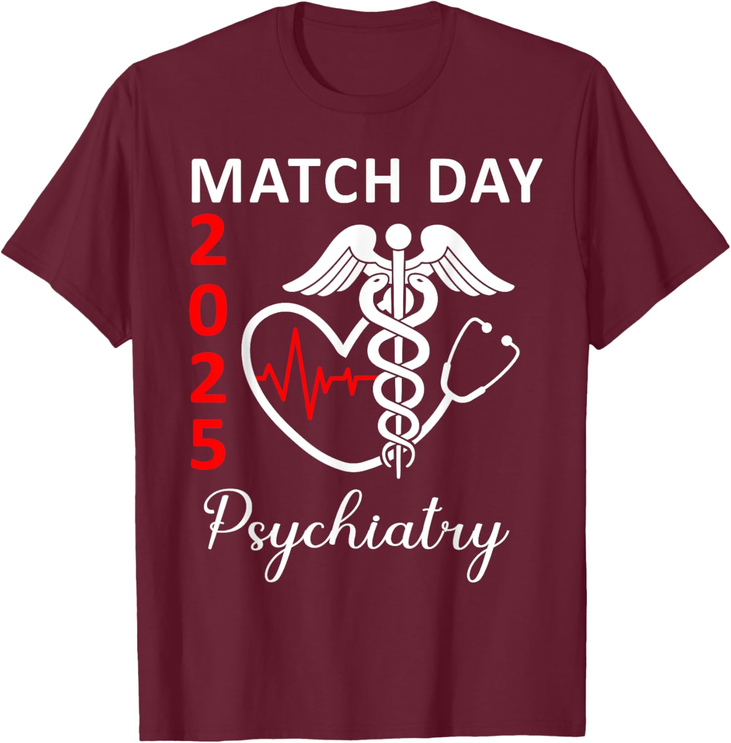 Match Day 2025 Psychiatry Residency T-Shirt for Future Doctors MD - 13