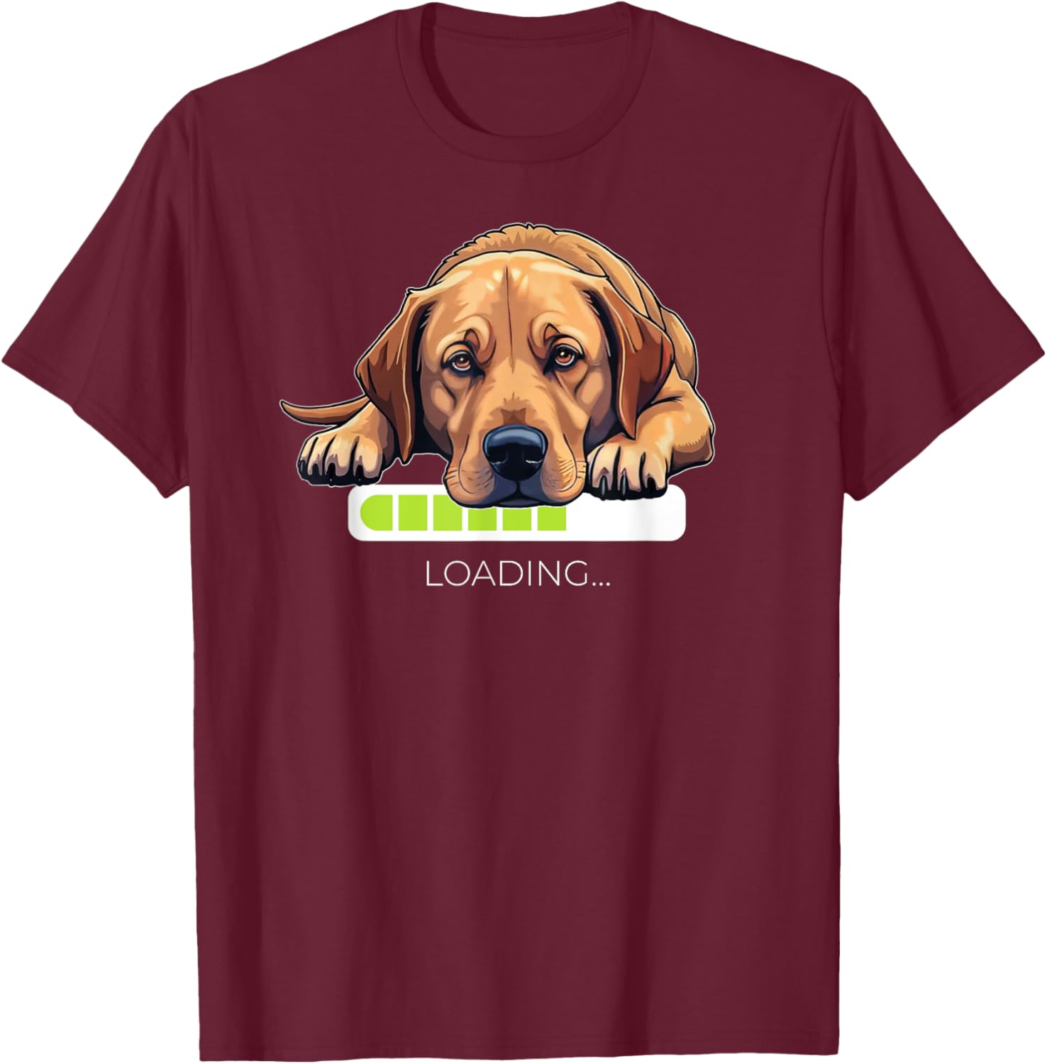 Labrador Retriever Dog Loading Graphic T-Shirt for Dog Lovers - 2