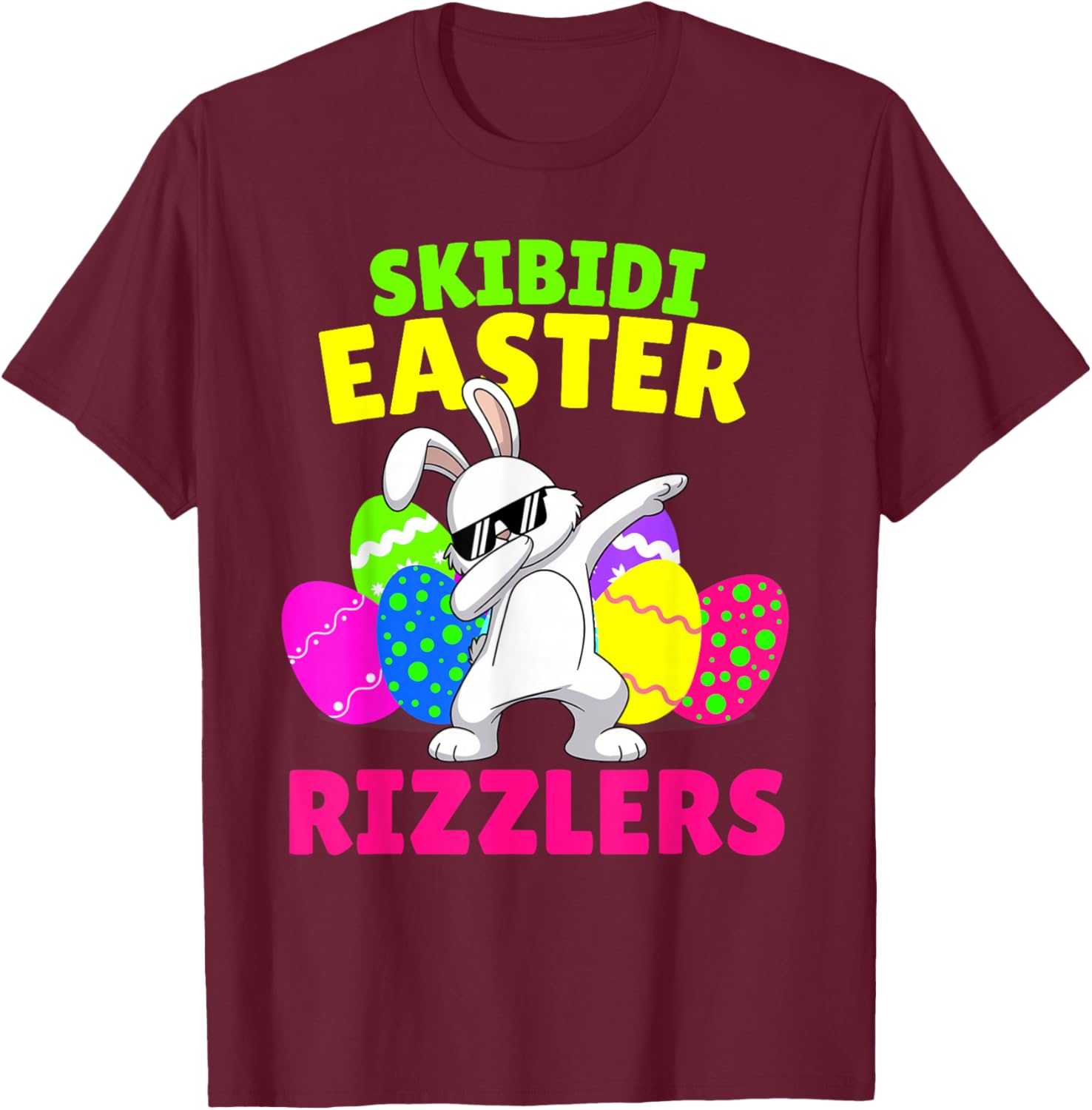 Skibidi Easter T-Shirt for Gen Alpha Tweens - Fun Rizzler Design - 18