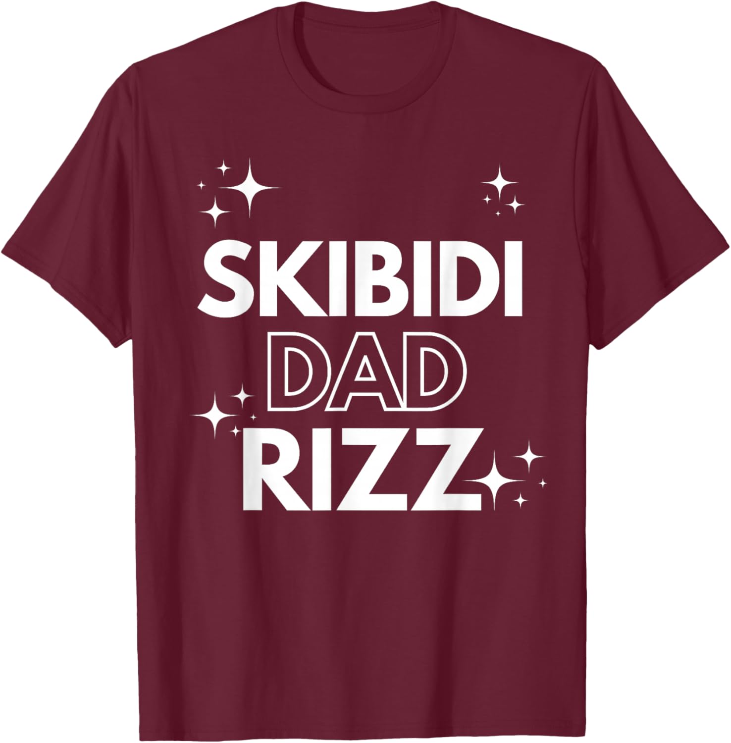 Funny Father's Day Skibidi Dad Rizz T-Shirt for Middle School Dads - 21