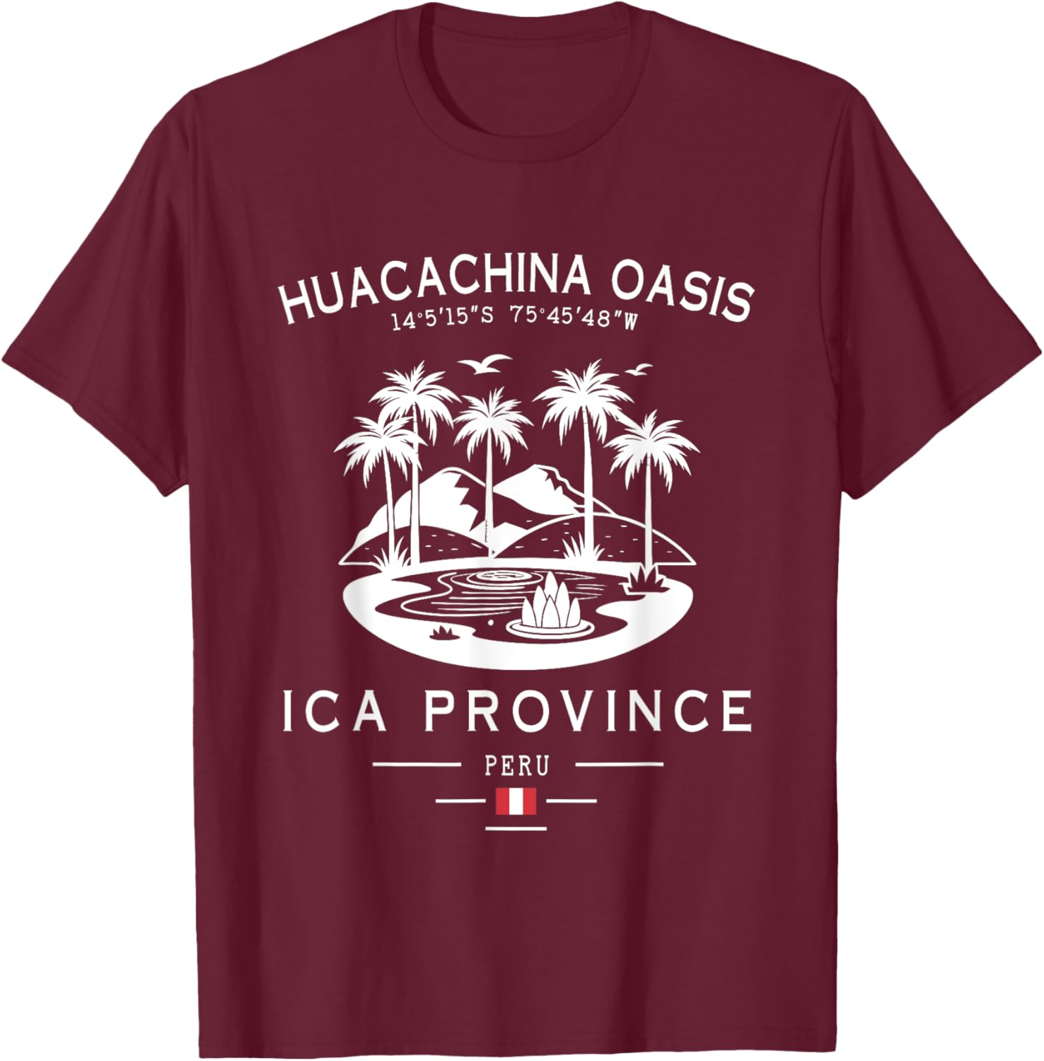 Huacachina Oasis T-Shirt Perfect for Adventure Lovers in the Peruvian Desert - 8