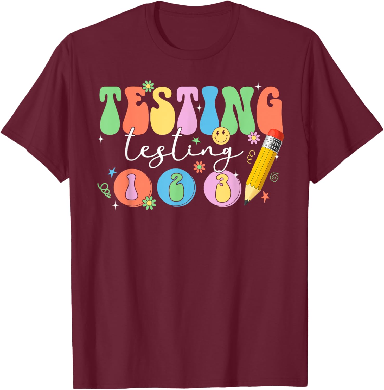 Test Day STAAR Exam Teacher Student T-Shirt for Fun Classroom Spirit - 14