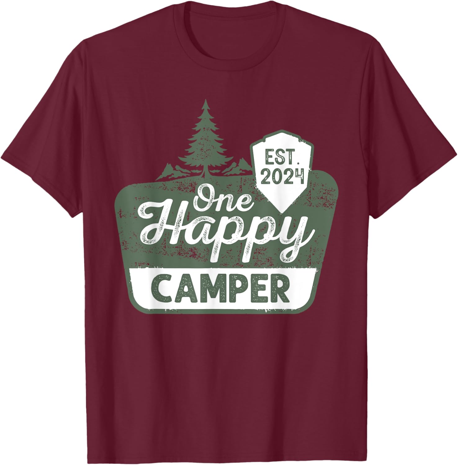 One Happy Camper Matching Family Birthday T-Shirt for Fun Celebrations - 25