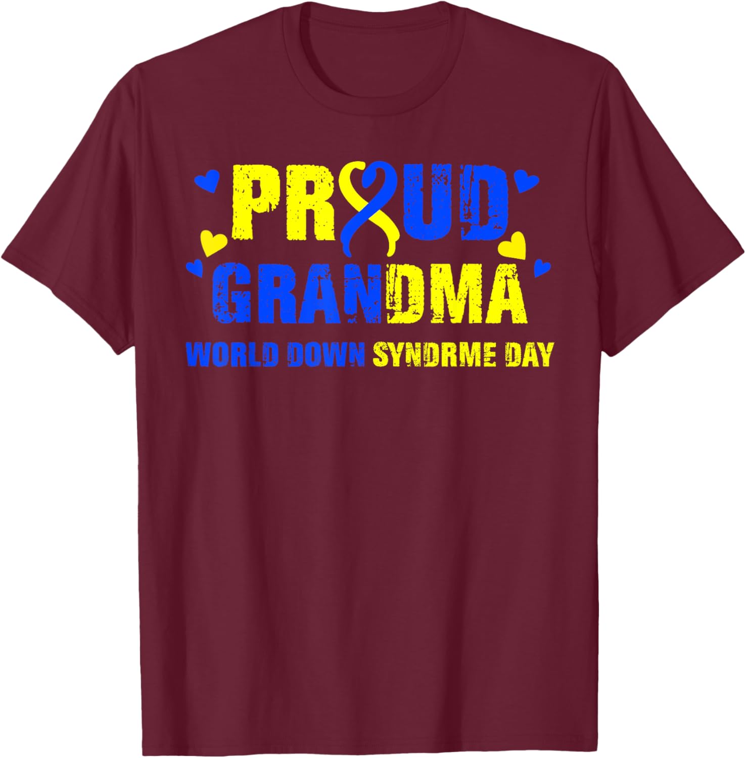 Down Syndrome Grandma Awareness T-Shirt for Proud Family Members - 14