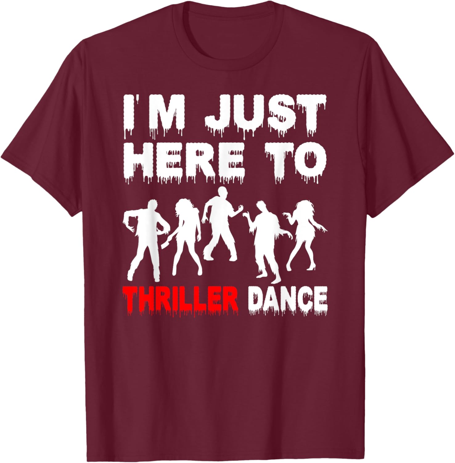 Funny Zombie Thriller Dance T-Shirt for Halloween Fun and Festivities - 21