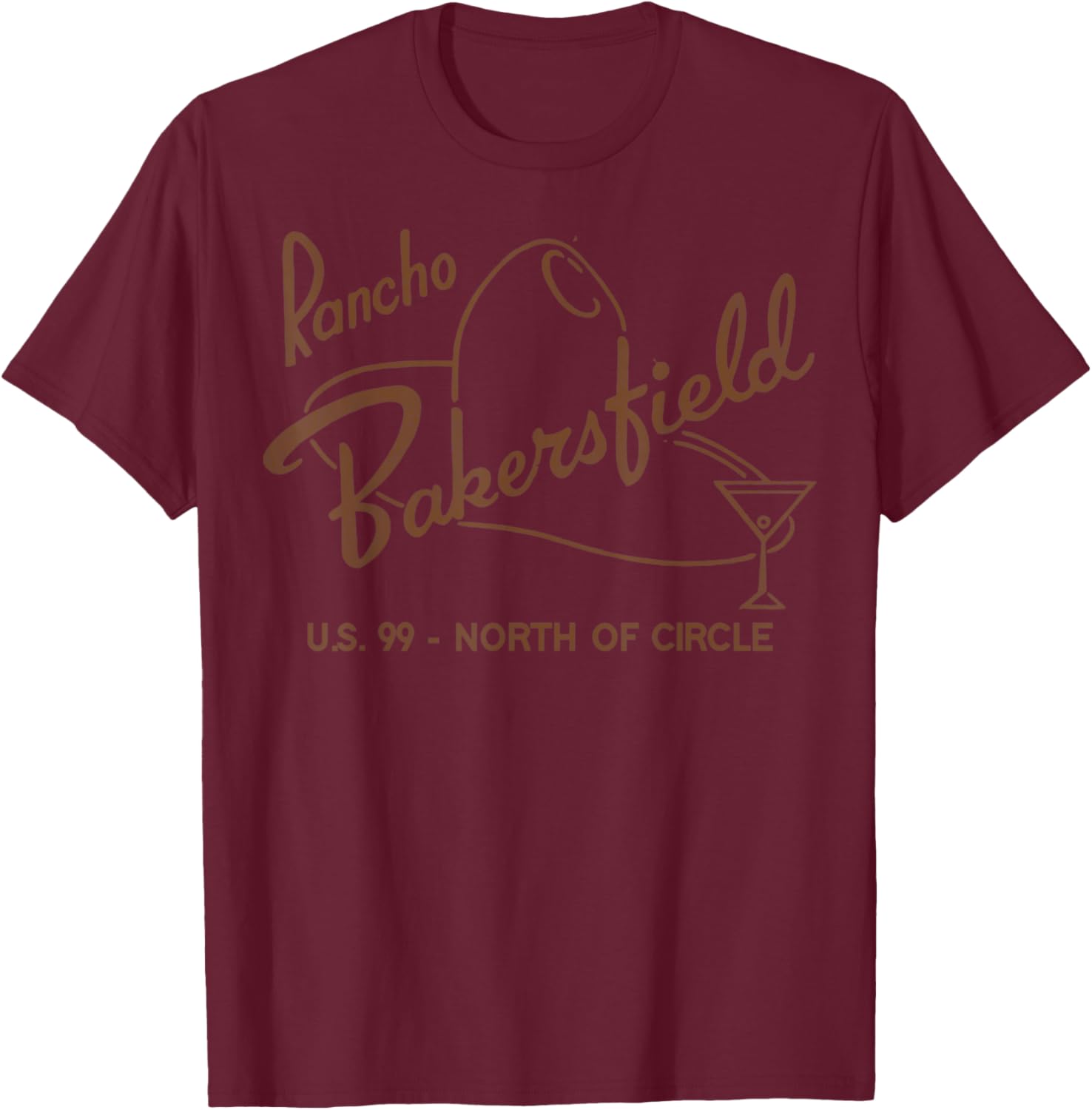 Vintage Rancho Bakersfield Retro Motel T-Shirt for California Lovers - 11