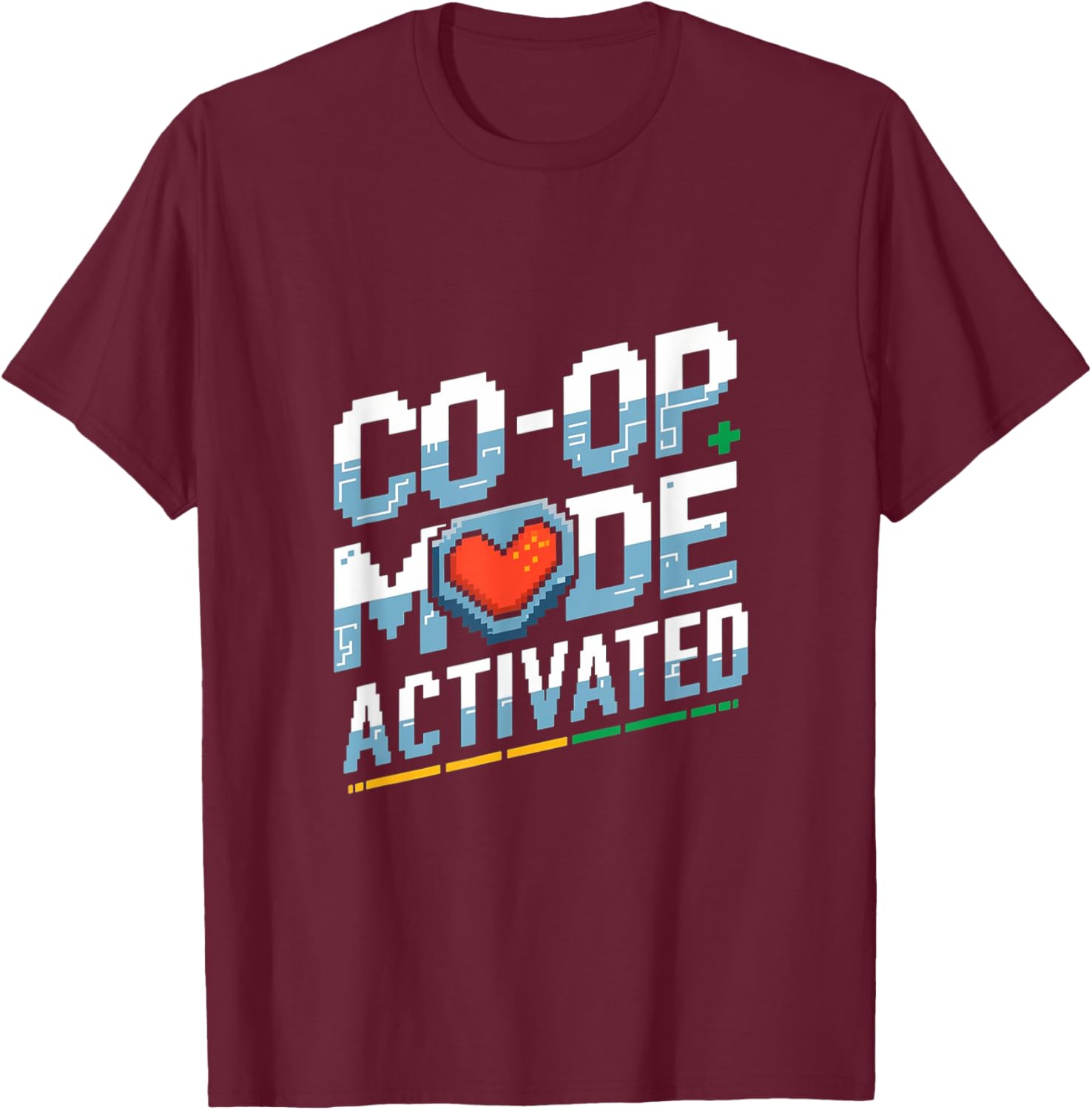 Matching Gamer Couple Retro Co-Op Mode T-Shirt for Fun Gaming Sessions - 5