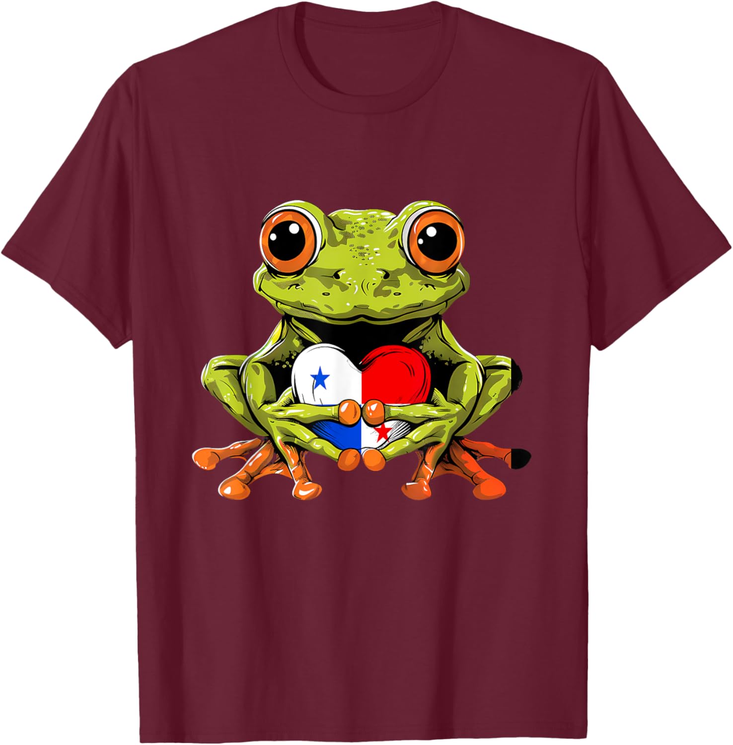 Panama Toad Frog Heart T-Shirt Celebrating Panamanian Roots and Pride - 29