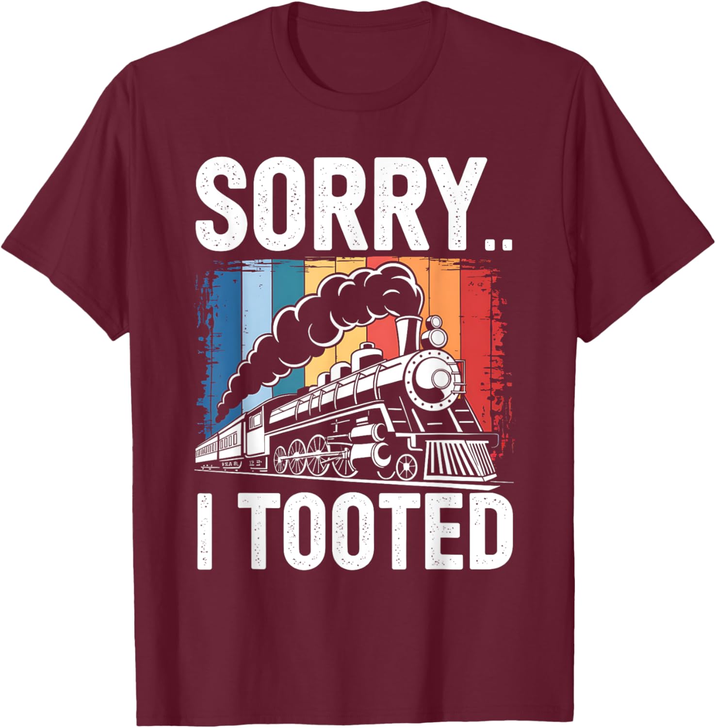 Funny Train Sorry I Tooted T-Shirt for Kids - Perfect Railroad Gift - 18