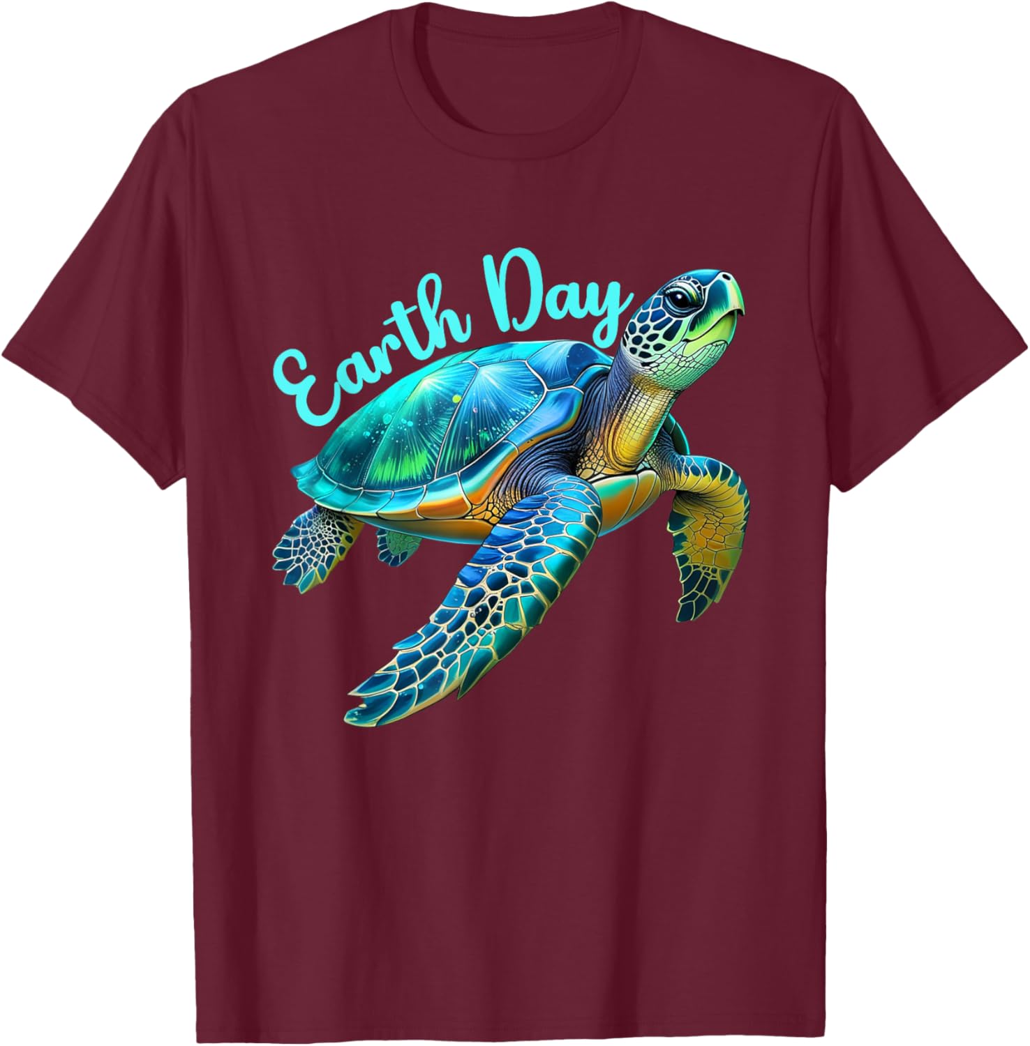 Sea Turtle Earth Day T-Shirt for Men and Women - Save the Planet! - 6