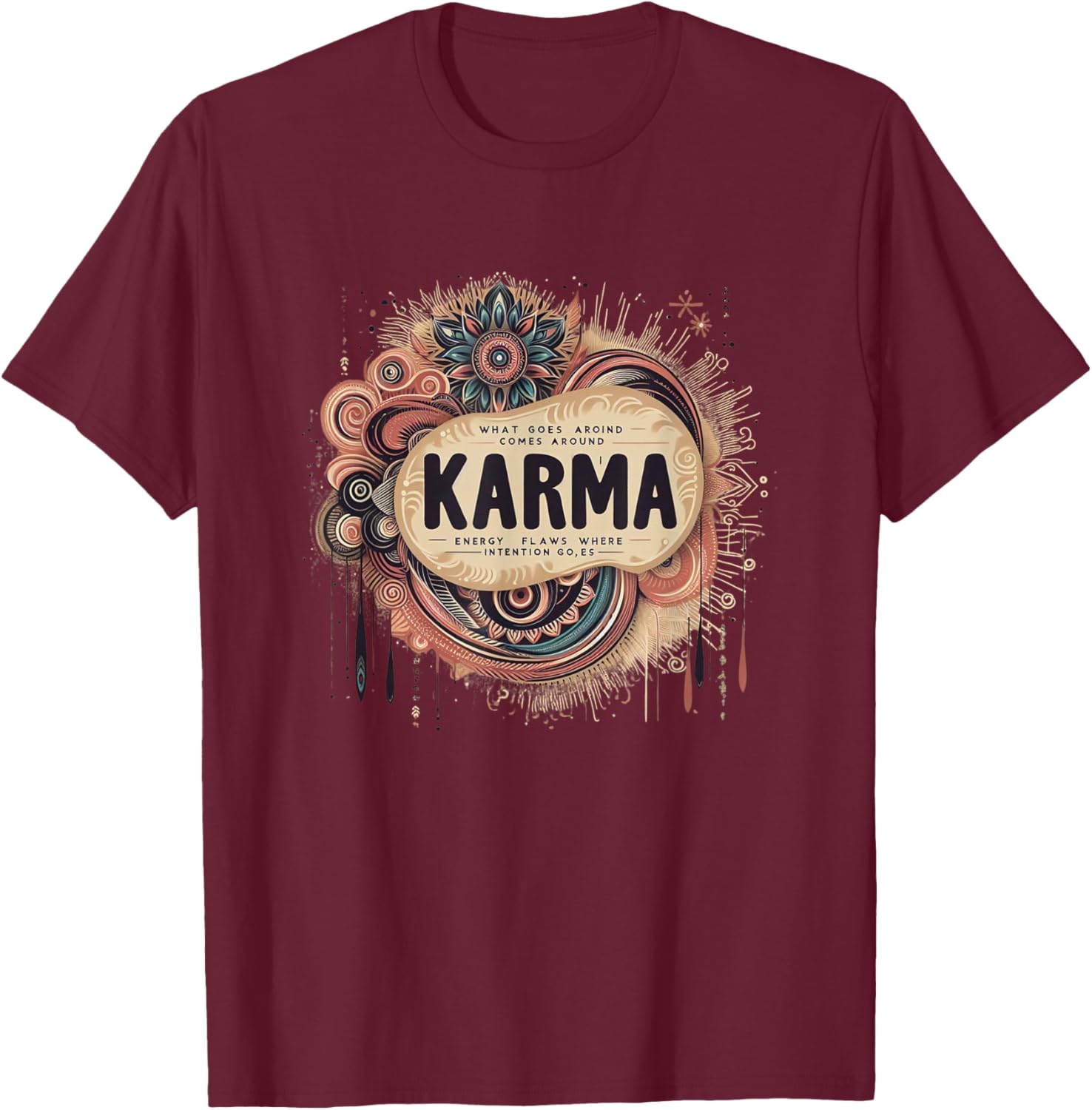 Inspirational Karma Quote Tee - Spread Positive Energy with Style - 18