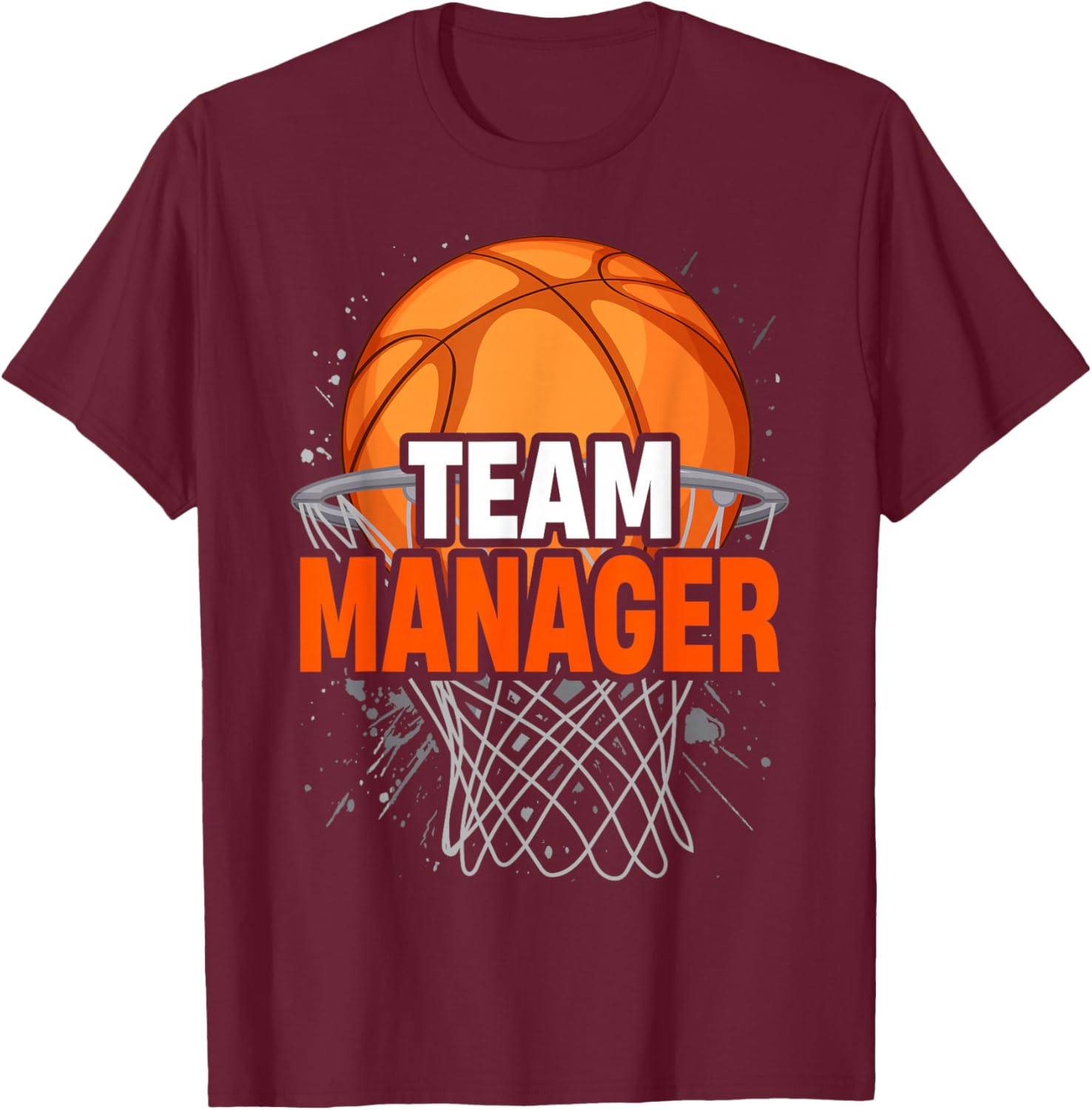 Basketball Team Manager T-Shirt for Sports Game Lovers and Fans - 13