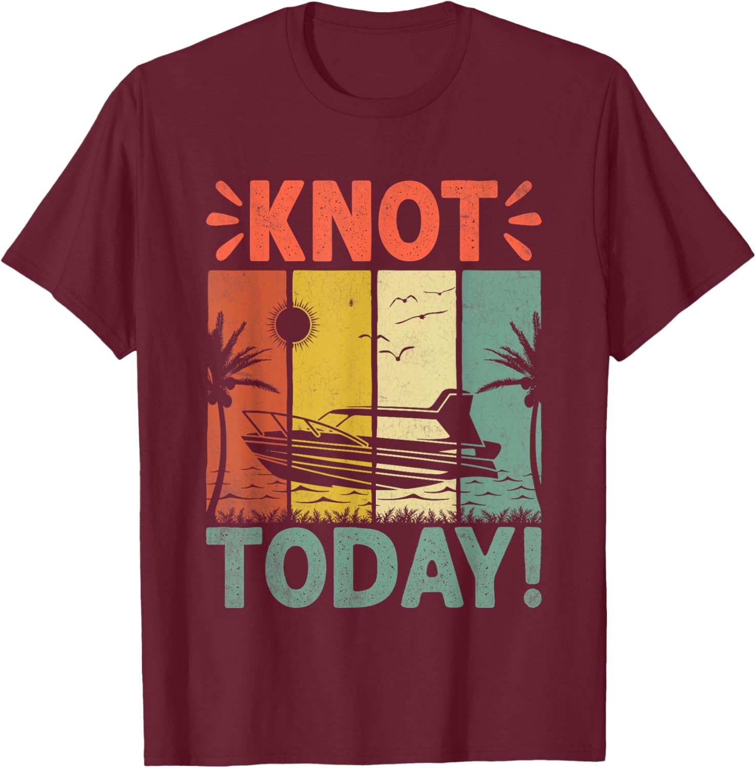 Knot Today Paddle Boat Graphic T-Shirt for Fun Summer Adventures - 2