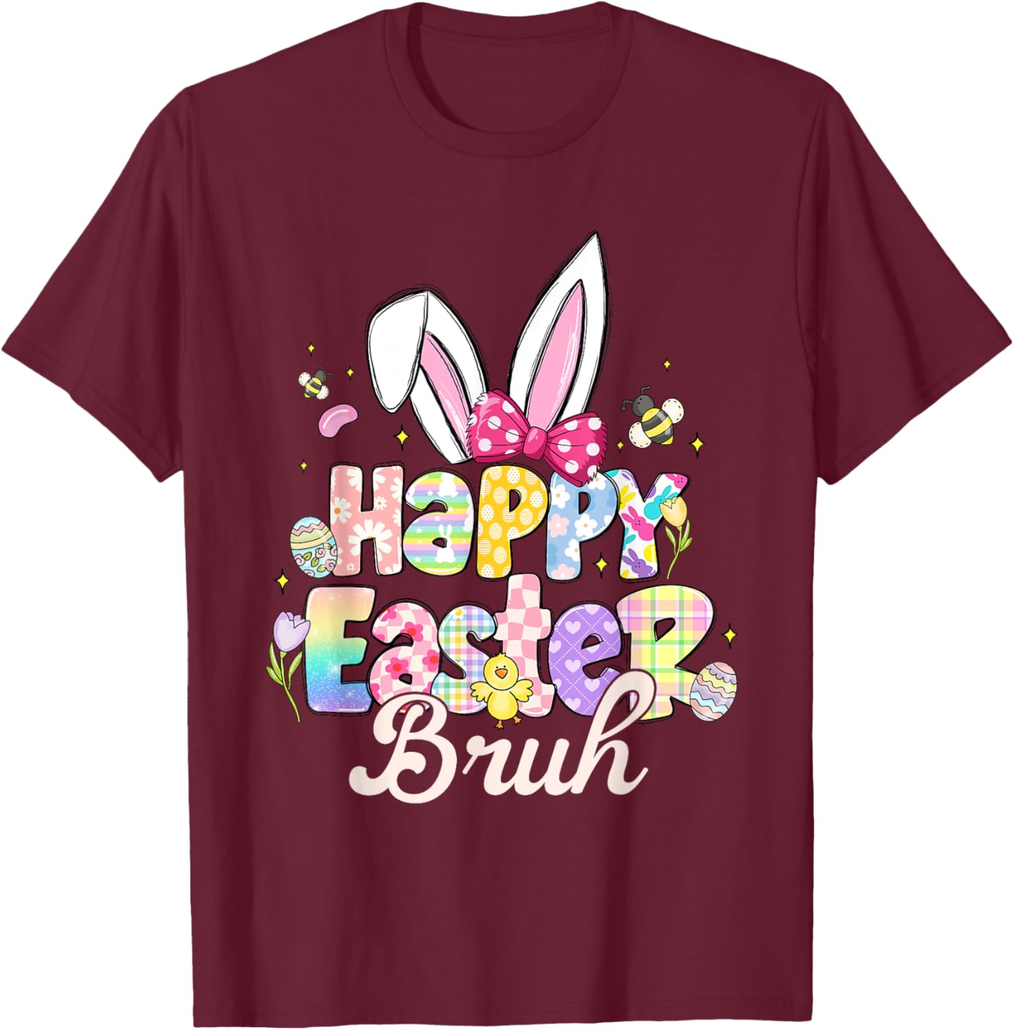 Funny Easter Bruh Meme T-Shirt for Bro Happy Spring Celebrations - 29