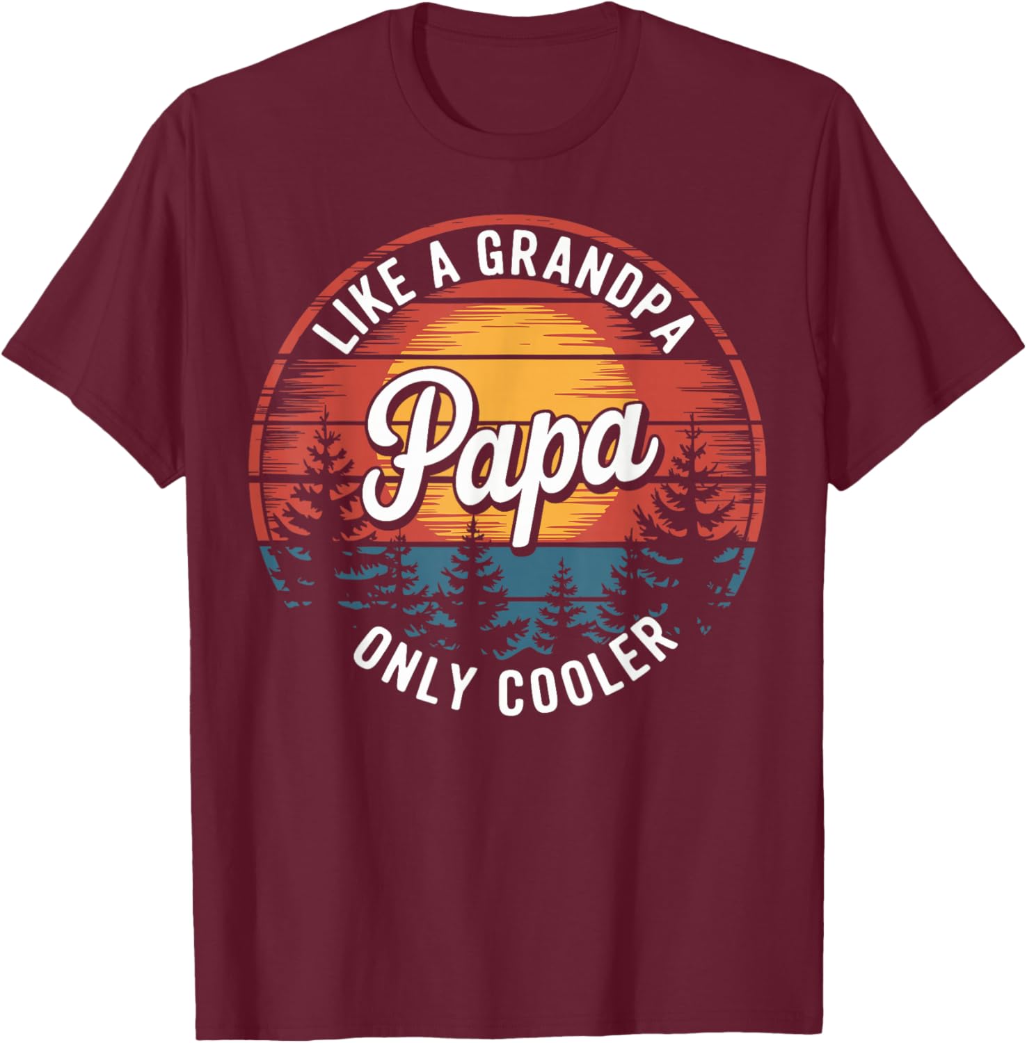 Cool Funny Dad T-Shirt Papa Like A Grandpa Definition Gift for Fathers - 3