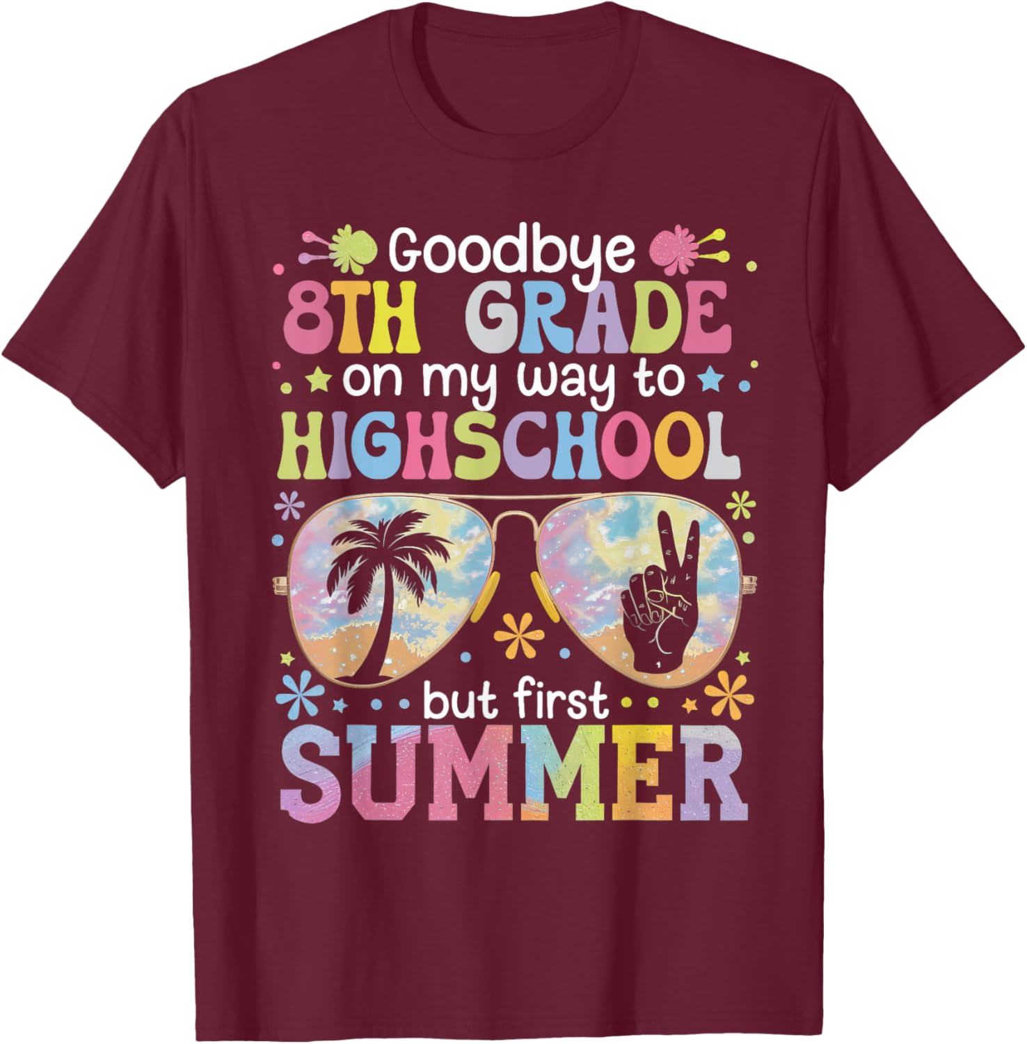 Goodbye 8th Grade T-Shirt for Last Day of School Celebrations - 7