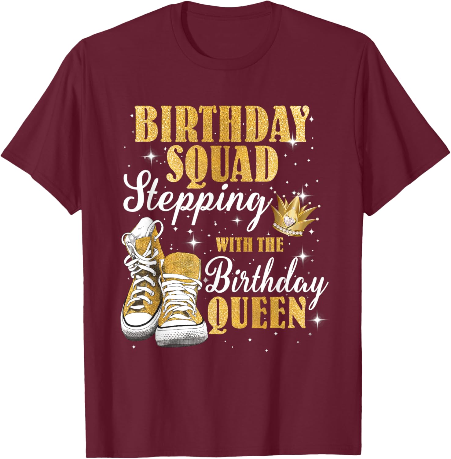 Birthday Queen T-Shirt with Diamond Crown for Celebrating in Style - 18