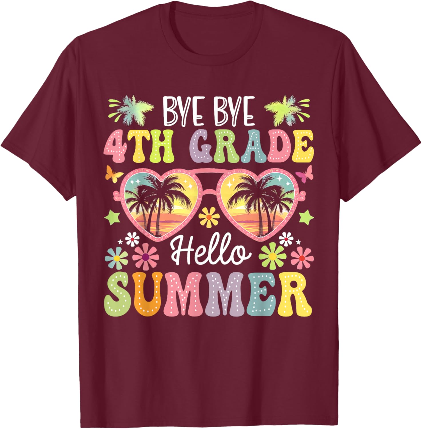 Goodbye 4th Grade Hello Summer Kids T-Shirt for Boys - Fun Last Day Style - 3