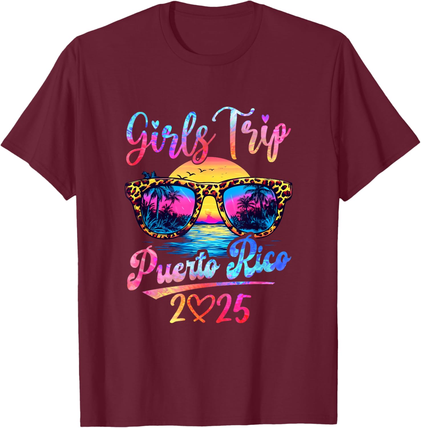 Girls Trip Puerto Rico 2025 Matching T-Shirt for Summer Vacation Fun - 24