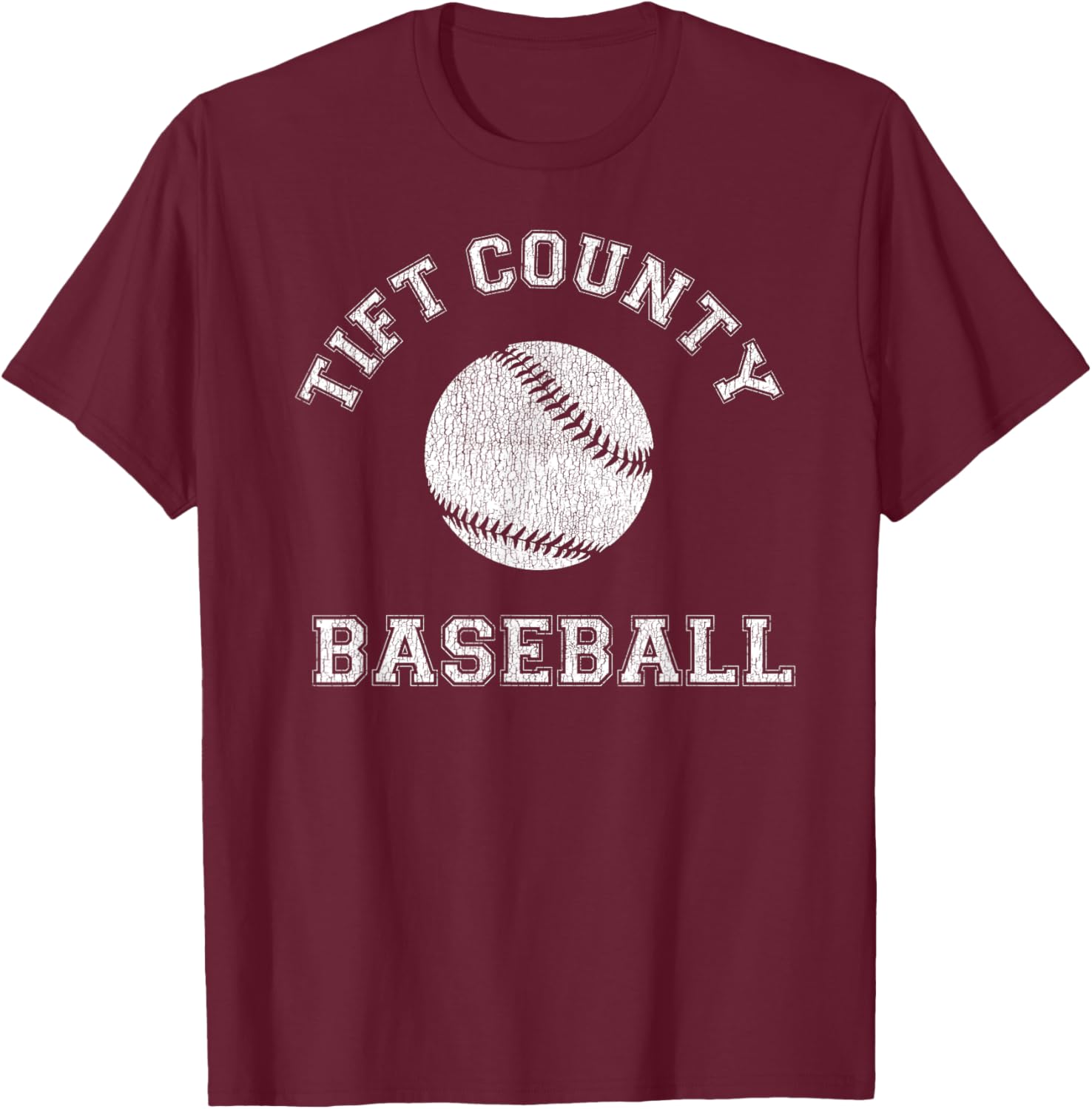 Tift County Baseball Distressed Retro Classic T-Shirt for Fans - 3