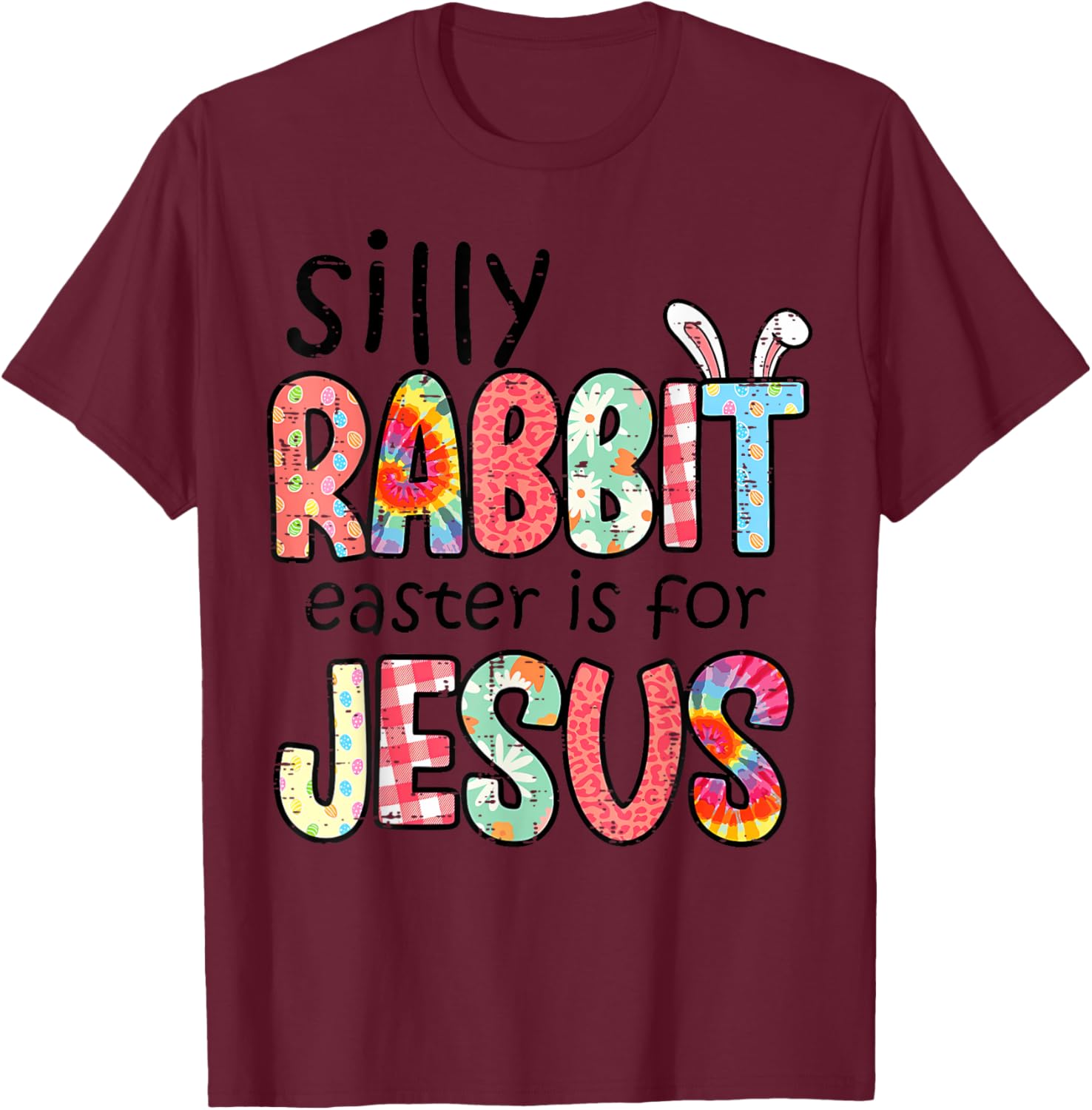 Silly Rabbit Easter T-Shirt for Jesus – Fun Religious Tee for Kids & Adults - 23