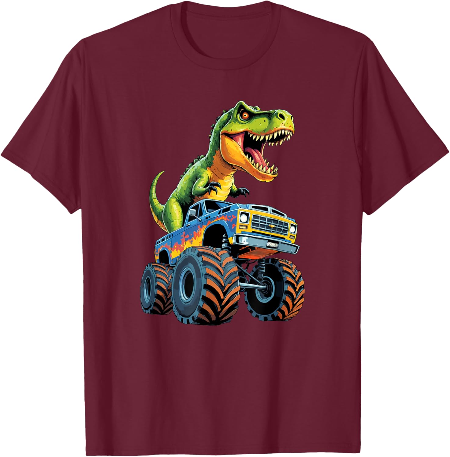 Monster Truck Dinosaur Birthday Party T-Shirt for Boys - Fun & Exciting! - 18