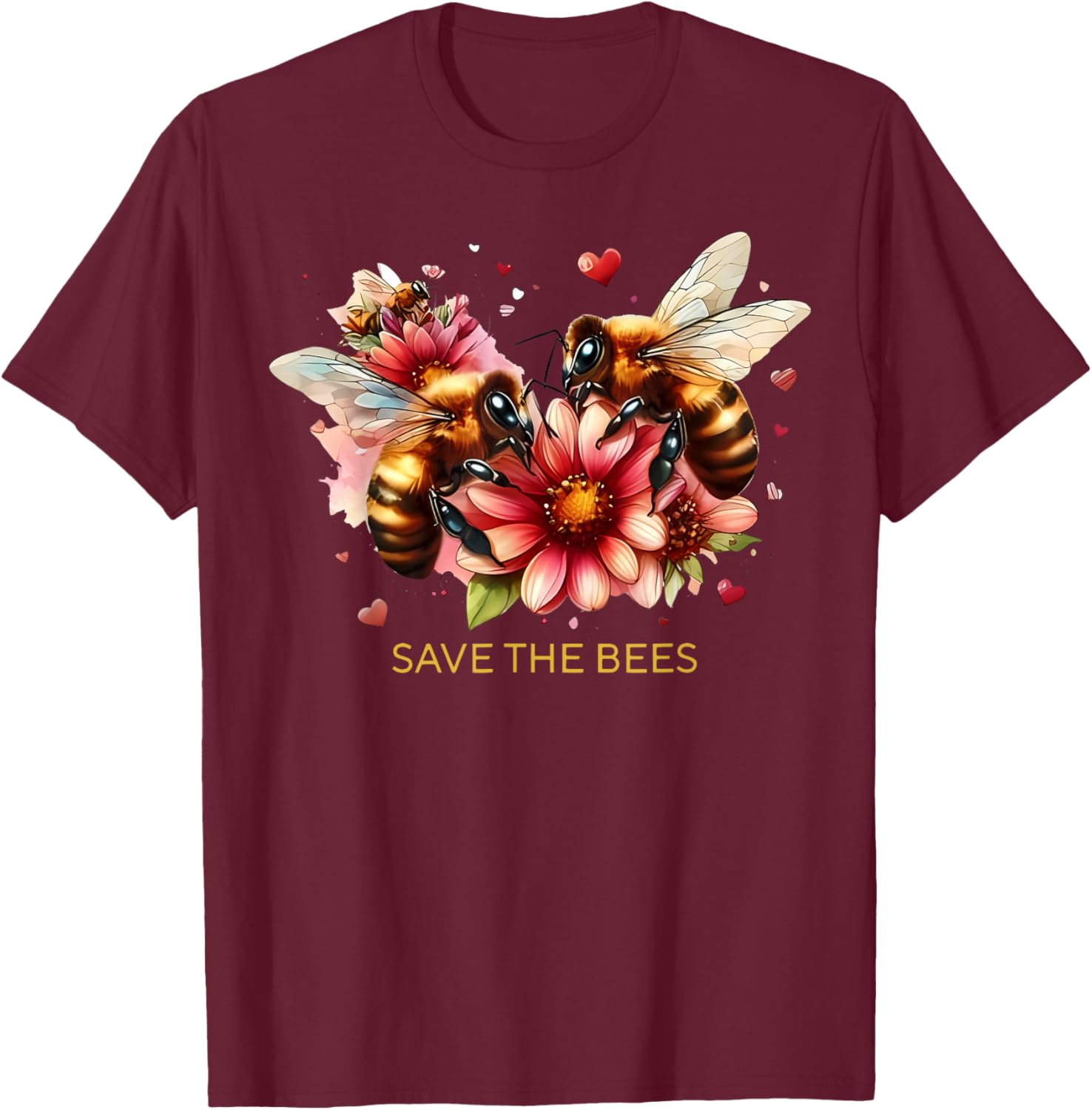 Save Our Bees Pollinator Gardening T-Shirt for Environmental Advocates - 10