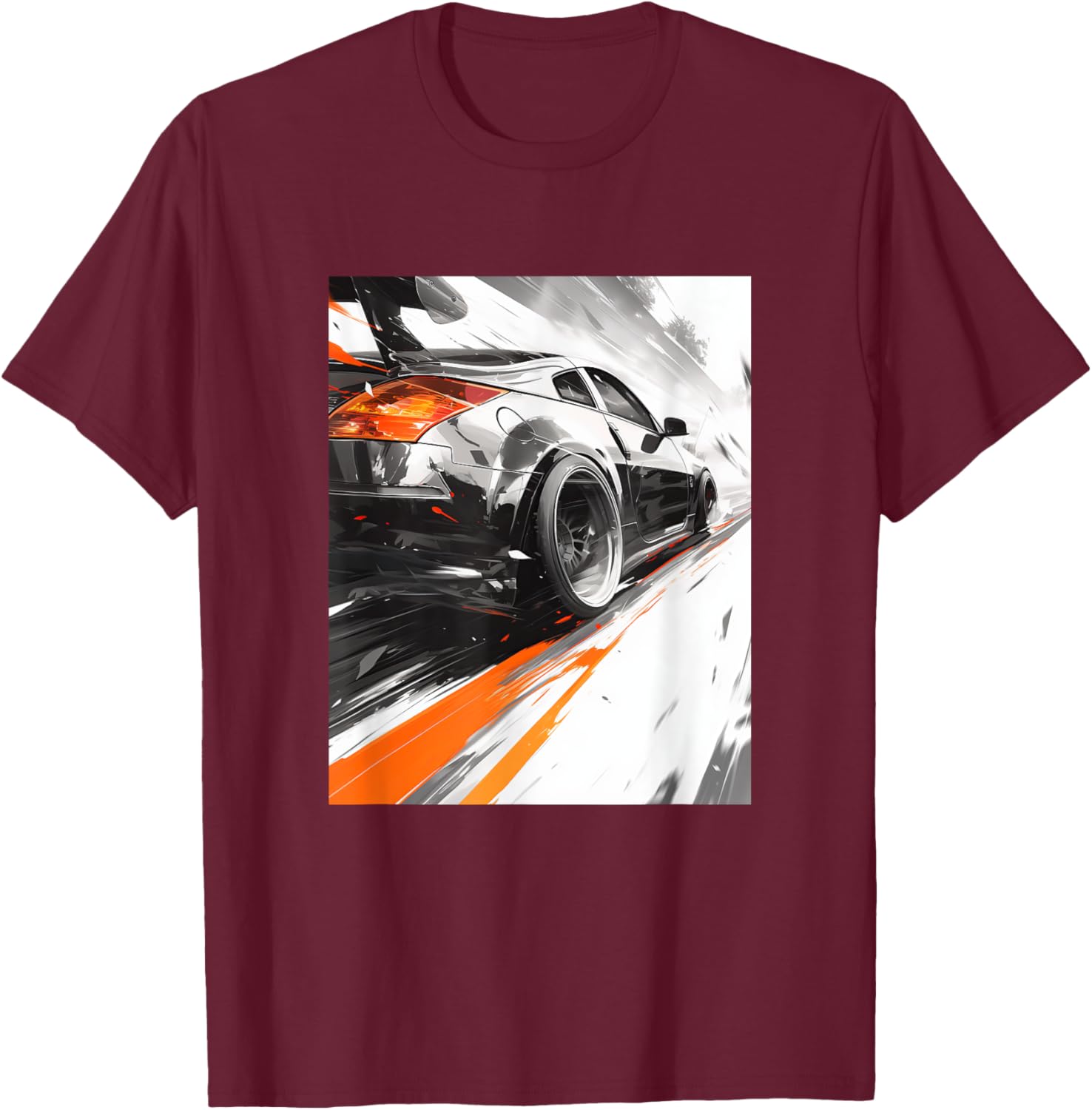 JDM Race 350 Z33 Tuning Drift Import Graphic T-Shirt for Car Enthusiasts - 17
