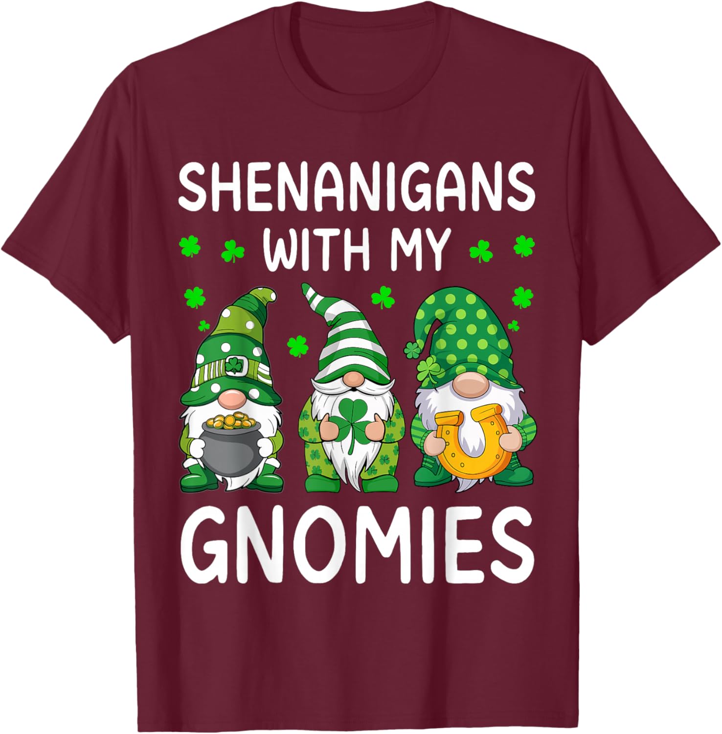 Shenanigans With My Gnomies St Patricks Day Gnome T-Shirt for Fun Celebrations - 23