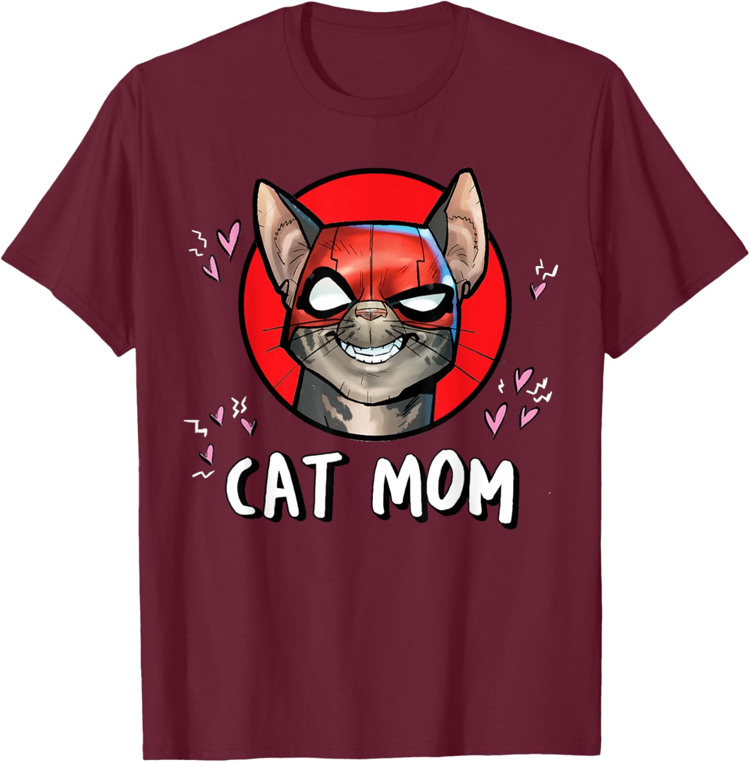 Funny Deadpool Catpool T-Shirt for Cat Moms - Marvel Super Heroes Pet Apparel - 27