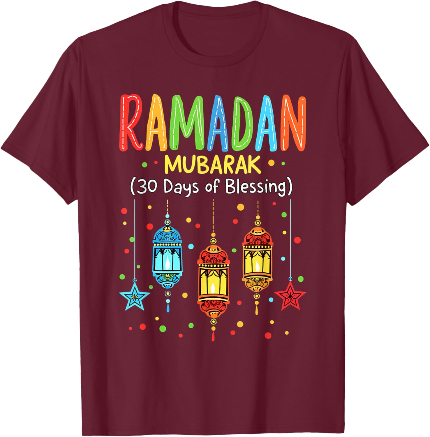 Happy Ramadan Mubarak Boys Youth T-Shirt for Kids Casual Wear - 11