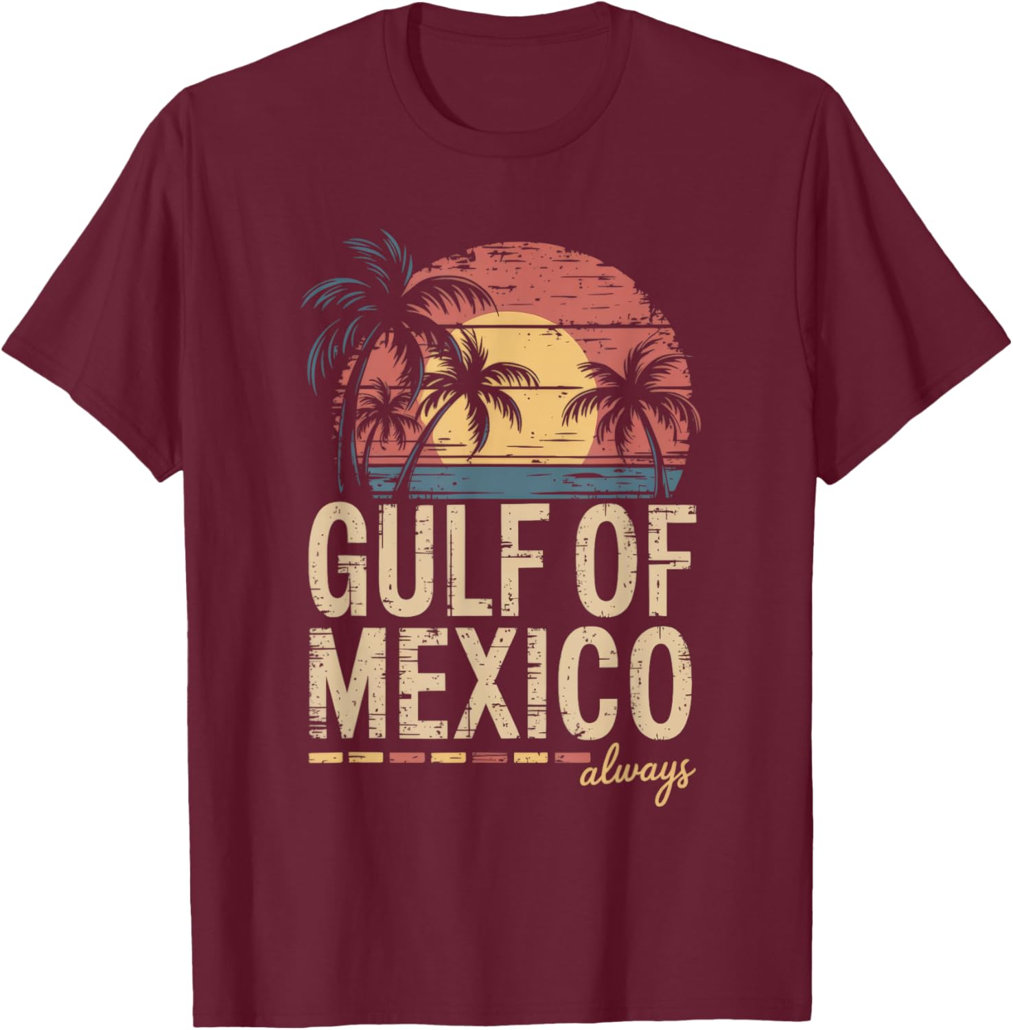 Retro Gulf of Mexico T-Shirt Vintage Style for Beach Lovers and Travelers - 12