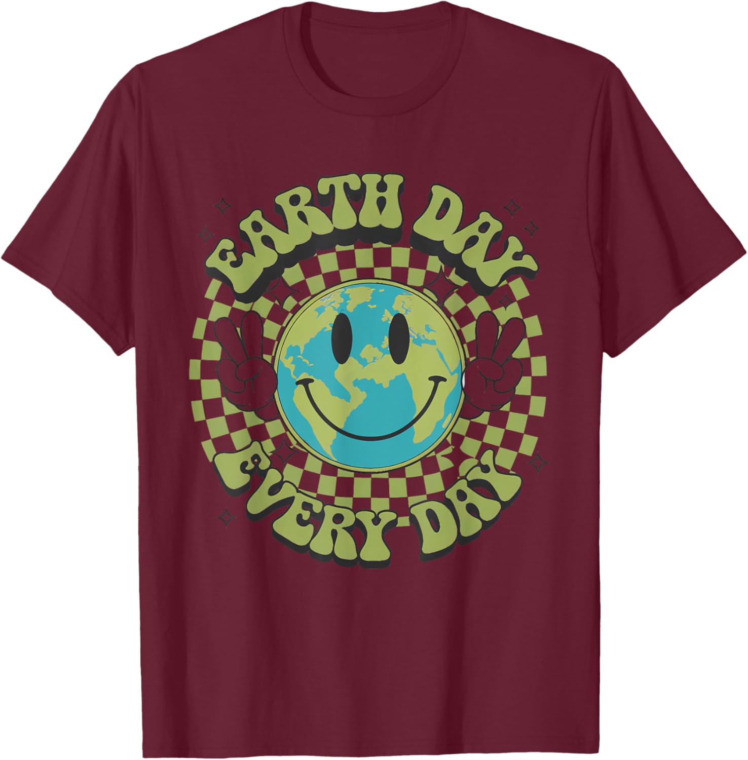Funny Earth Day Everyday Hippie Planet T-Shirt for Men and Women - 22