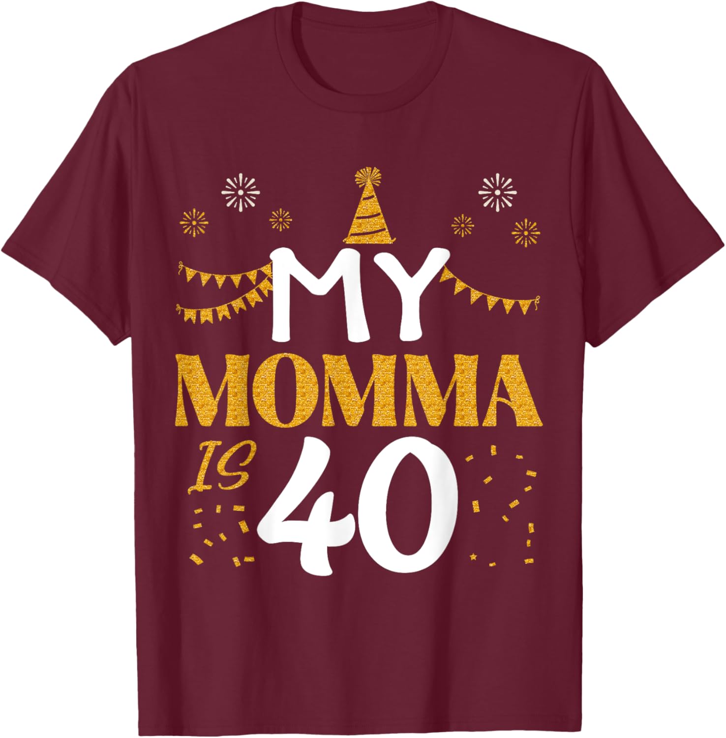 My Momma Is 40 T-Shirt 40th Birthday Gift for 1985 Moms - 9