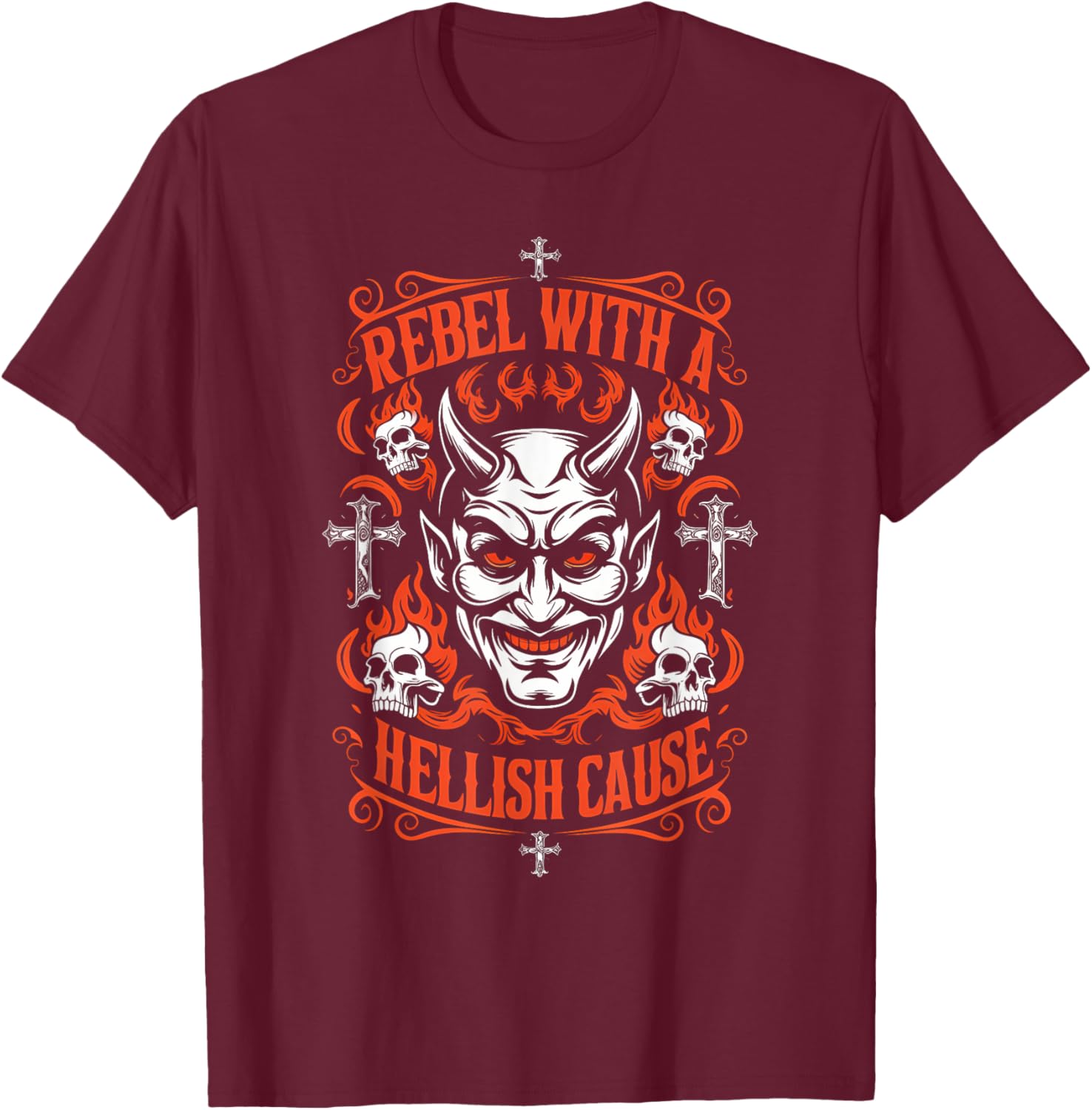 Witch Goth Devil Goat 666 Pentagram Dark Art T-Shirt for Unique Style - 4