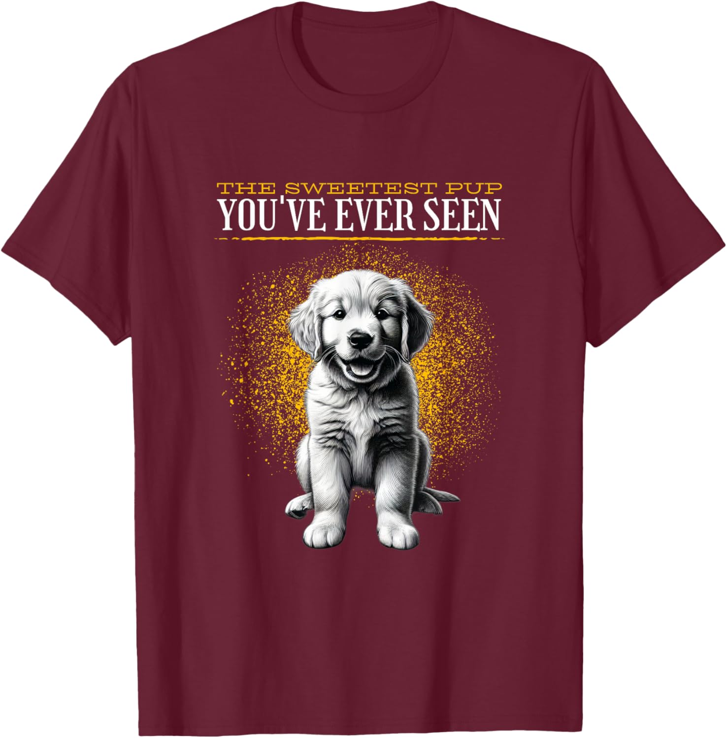 Adorable Golden Retriever Puppy T-Shirt for Dog Lovers - Unisex Style - 5