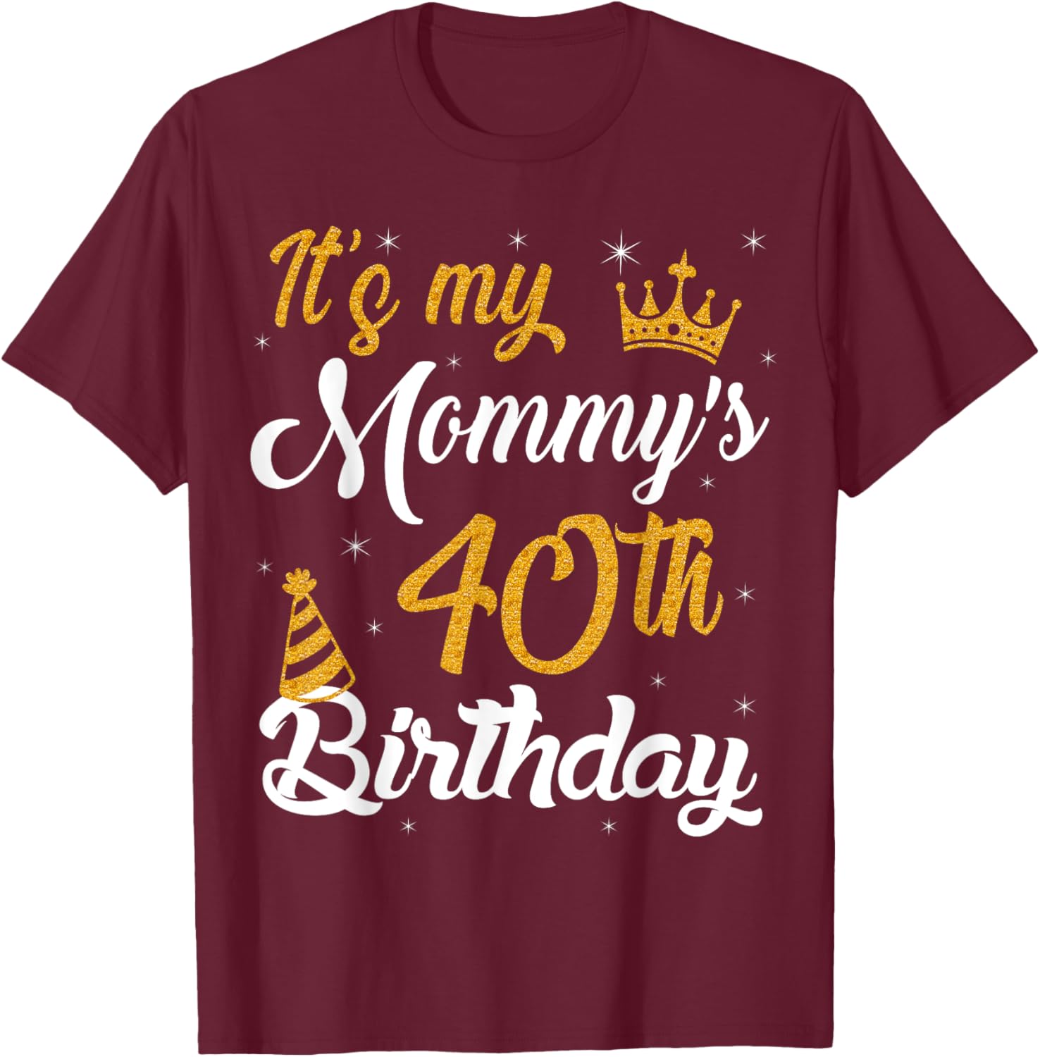 Happy 40th Birthday Mommy 1985 T-Shirt Fun Gift for Mom’s Special Day - 10