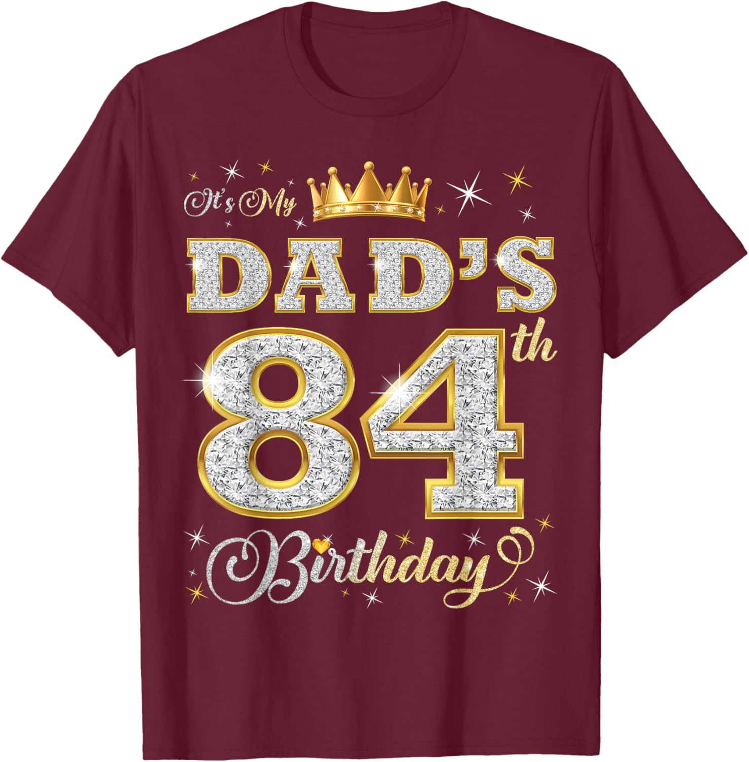 Dad's 84th Birthday T-Shirt Celebrating 84 Years of Love and Life - 6