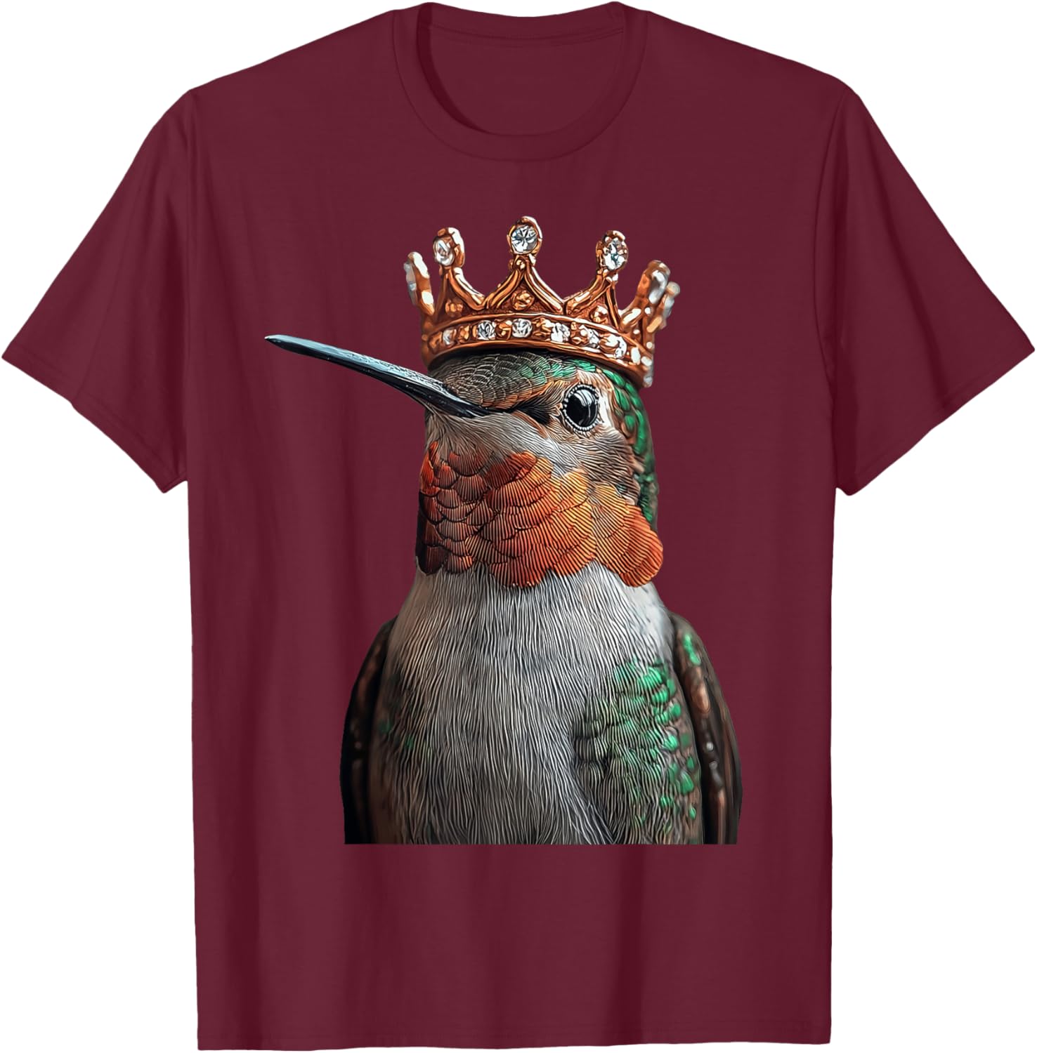Hummingbird Crown T-Shirt for Nature Lovers - Stylish and Comfortable Design - 20