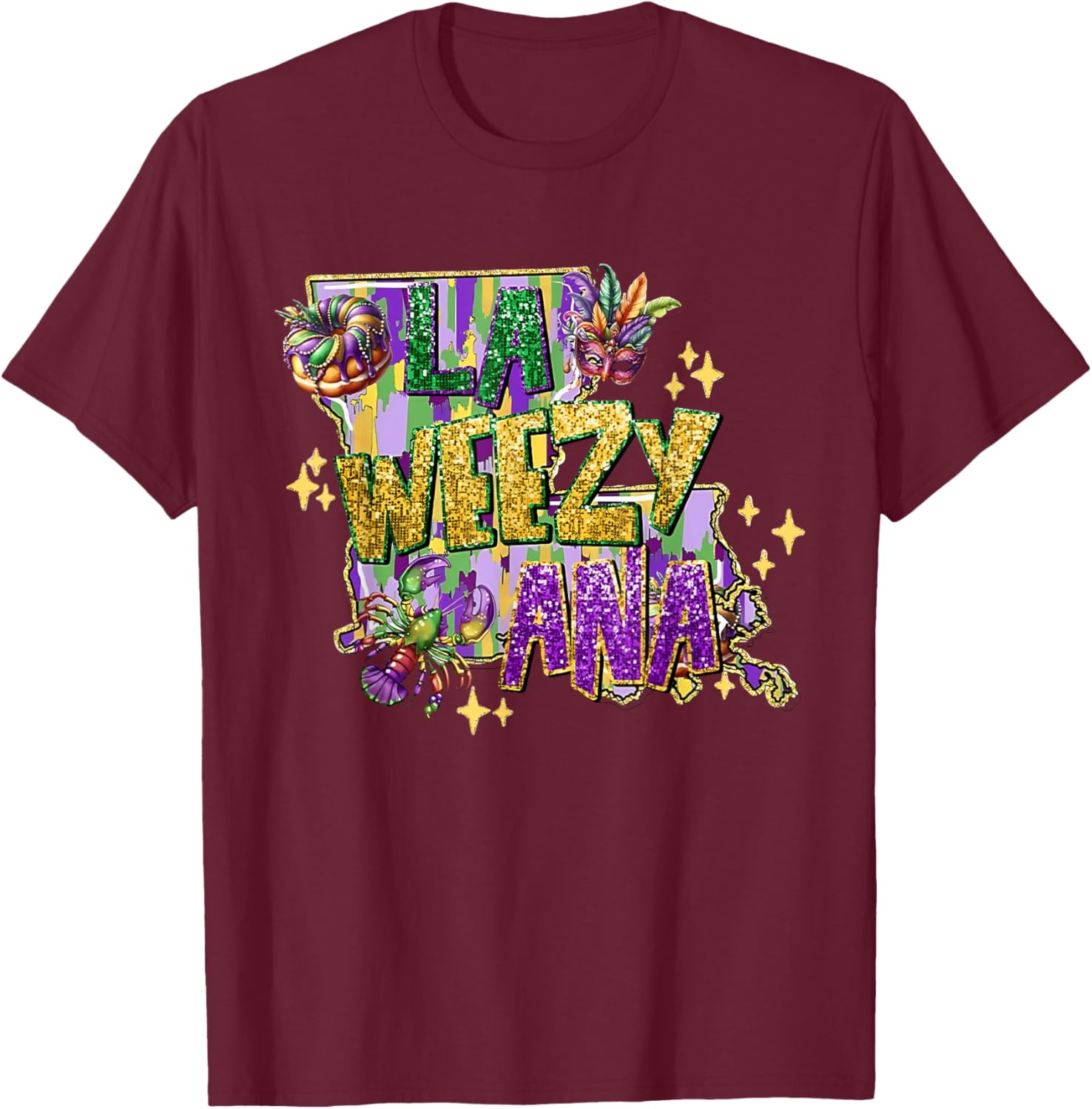 La Weezy Ana Mardi Gras T-Shirt for Fat Tuesday Celebrations - 20