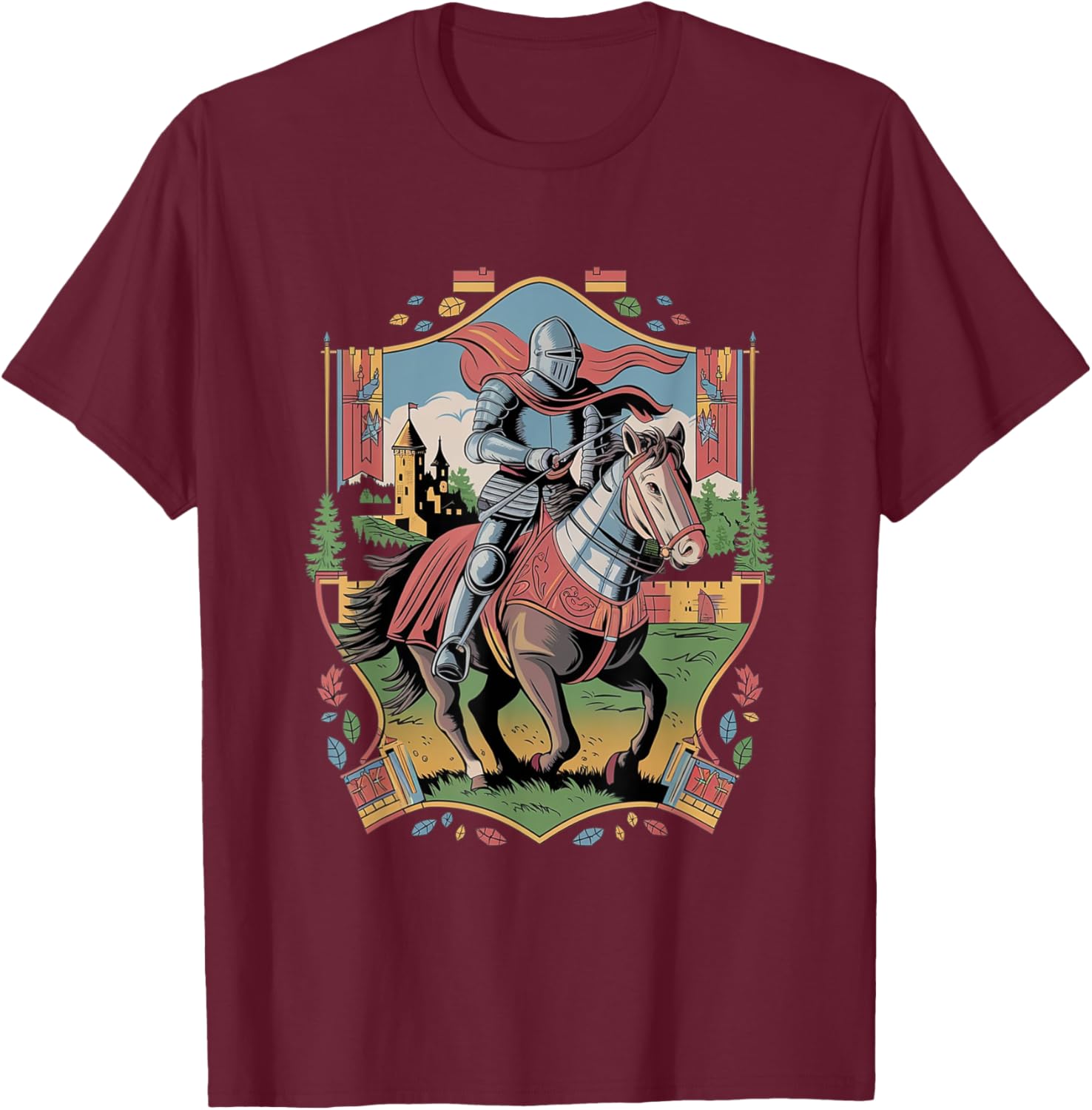 Medieval Jousting Knight T-Shirt for Renaissance Festival Fans - 3